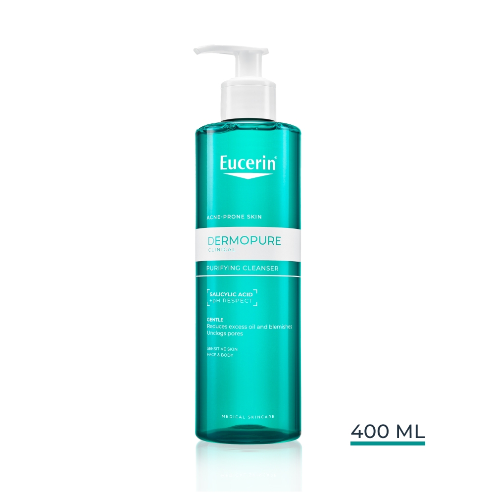 EUCERIN DERMOPURE CLINICAL NÄOPUHASTUSGEEL 400ML - Tootepilt 