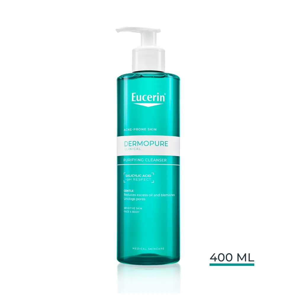 EUCERIN DERMOPURE CLINICAL NÄOPUHASTUSGEEL 400ML - Tootepilt 