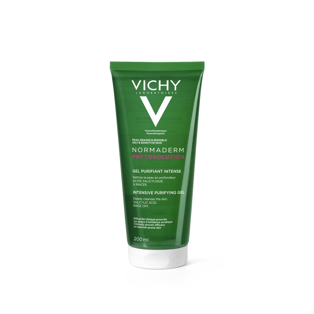 VICHY NORMADERM SÜGAVPUHASTAV GEEL RASUSELE NAHALE 200ML - Tootepilt 