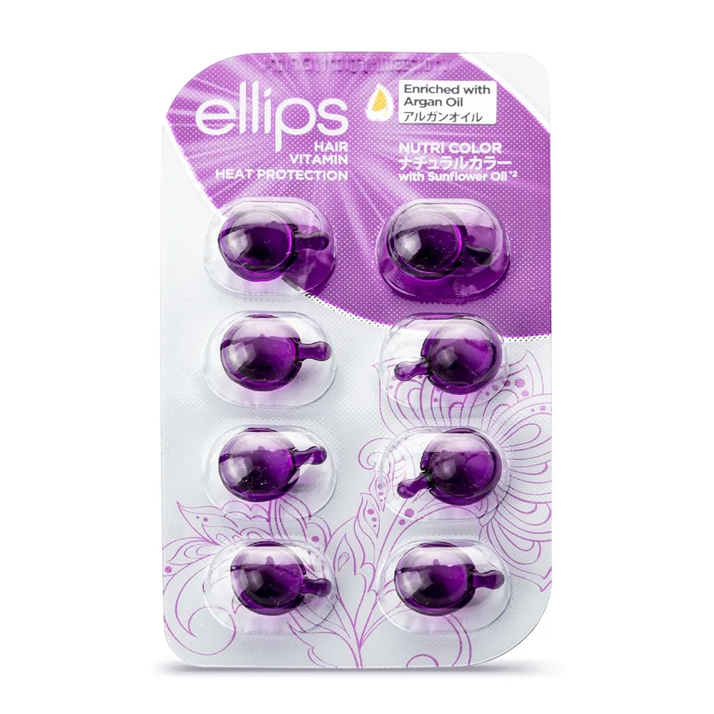 ELLIPS NUTRI COLOR JUUKSEVITAMIINID PEALEMÄÄRITAVAD 1ML N8 - Tootepilt 