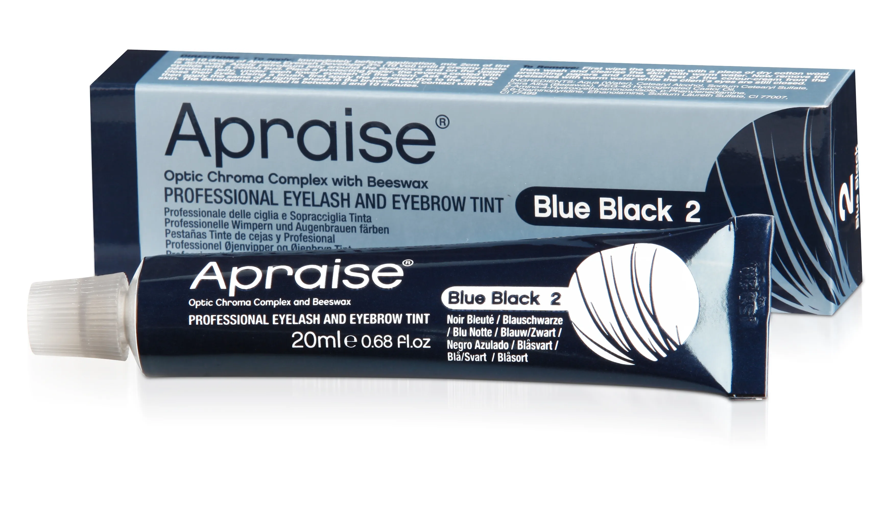APRAISE RIPSME- JA KULMUVÄRV- NO.2 BLUE BLACK 20 ML - Tootepilt 