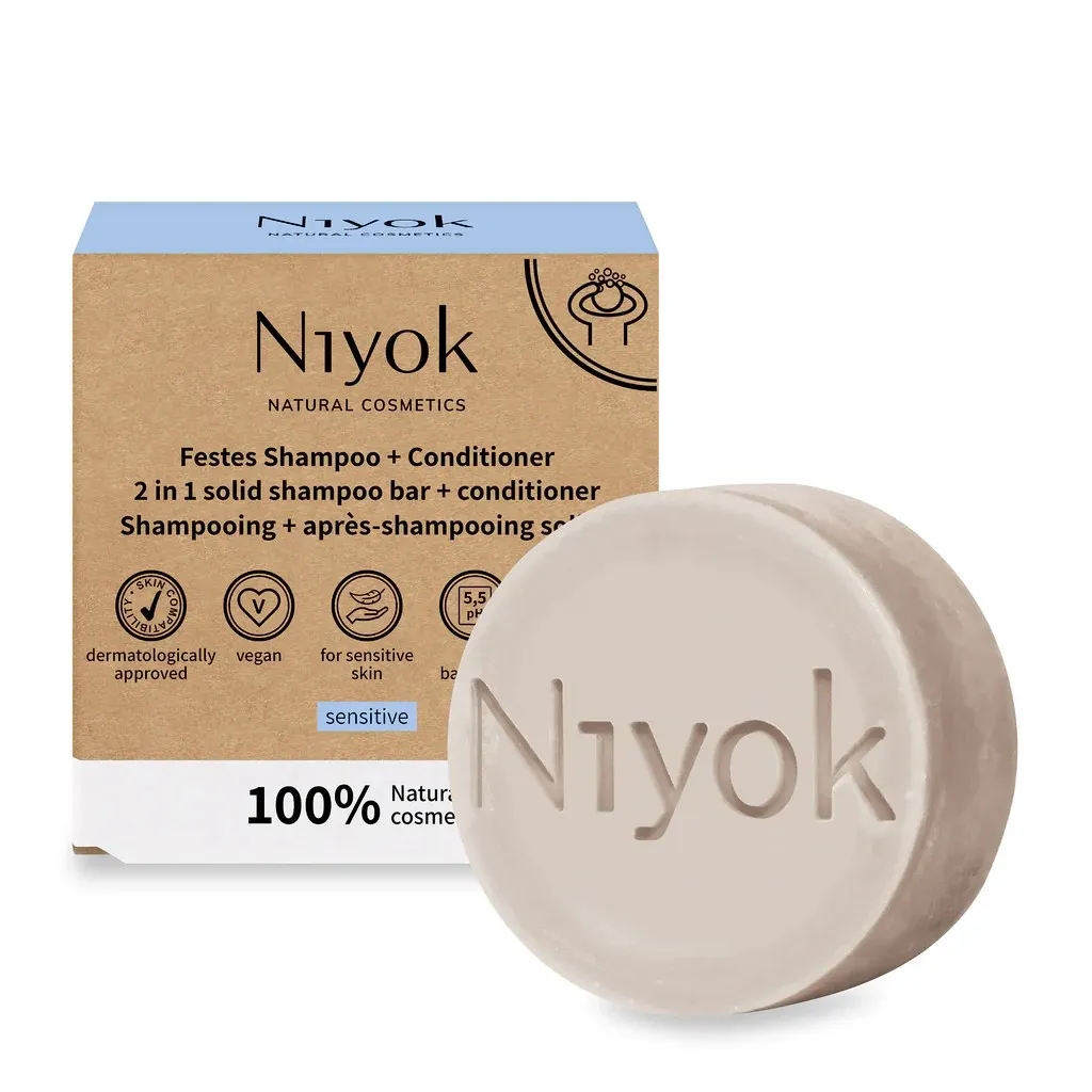 NIYOK TAHKE SHAMPOON+PALSAM SENSITIVE 80G - Tootepilt 