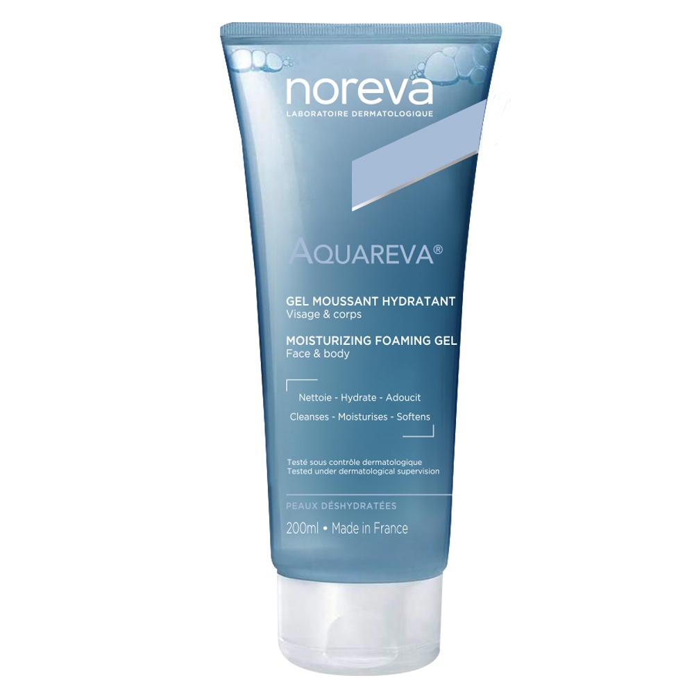 NOREVA AQUAREVA PUHASTUSGEEL NIISUTAV KUIVALE NAHALE 200ML - Tootepilt 
