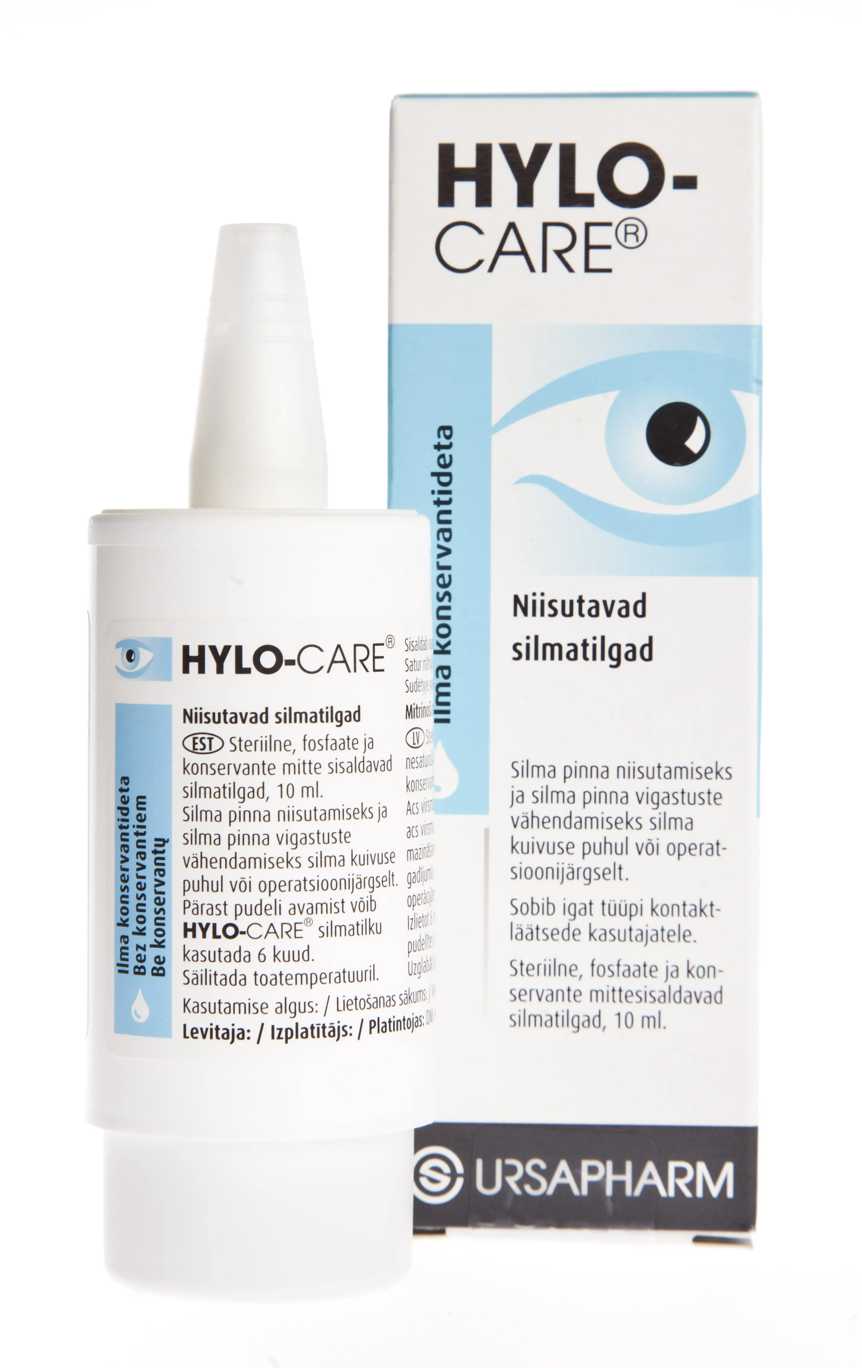 HYLO CARE SILMATILGAD NIISUTAVAD 10ML - Tootepilt 