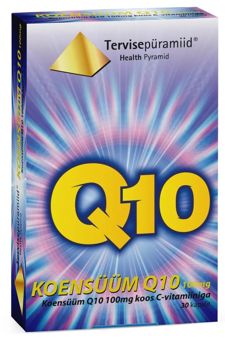 TERVISEPÜRAMIID KOENSÜÜM Q10 KAPSLID 100MG N30 - Tootepilt 