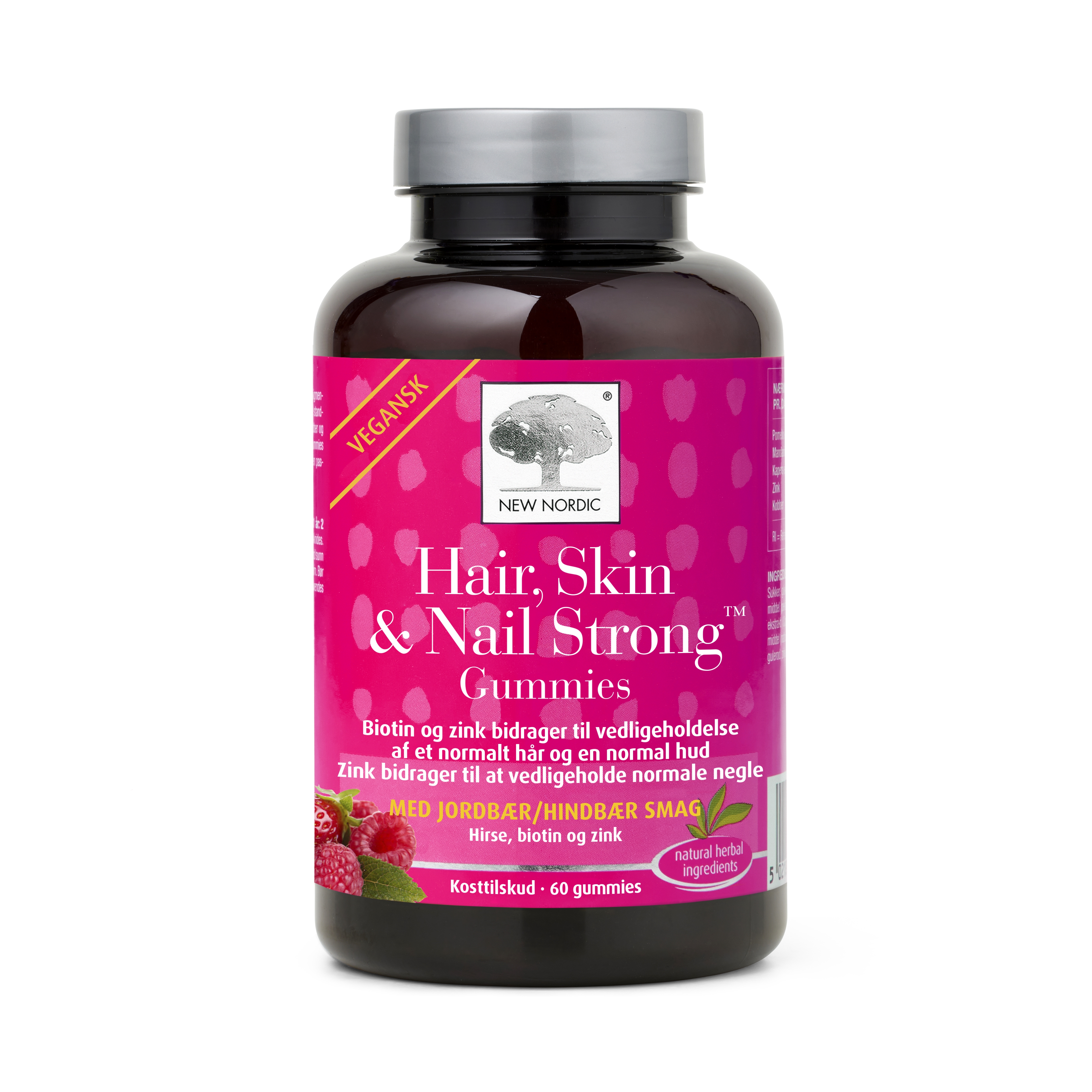 NEW NORDIC HAIR, SKIN & NAIL STRONG GUMMIES N60 - Tootepilt 