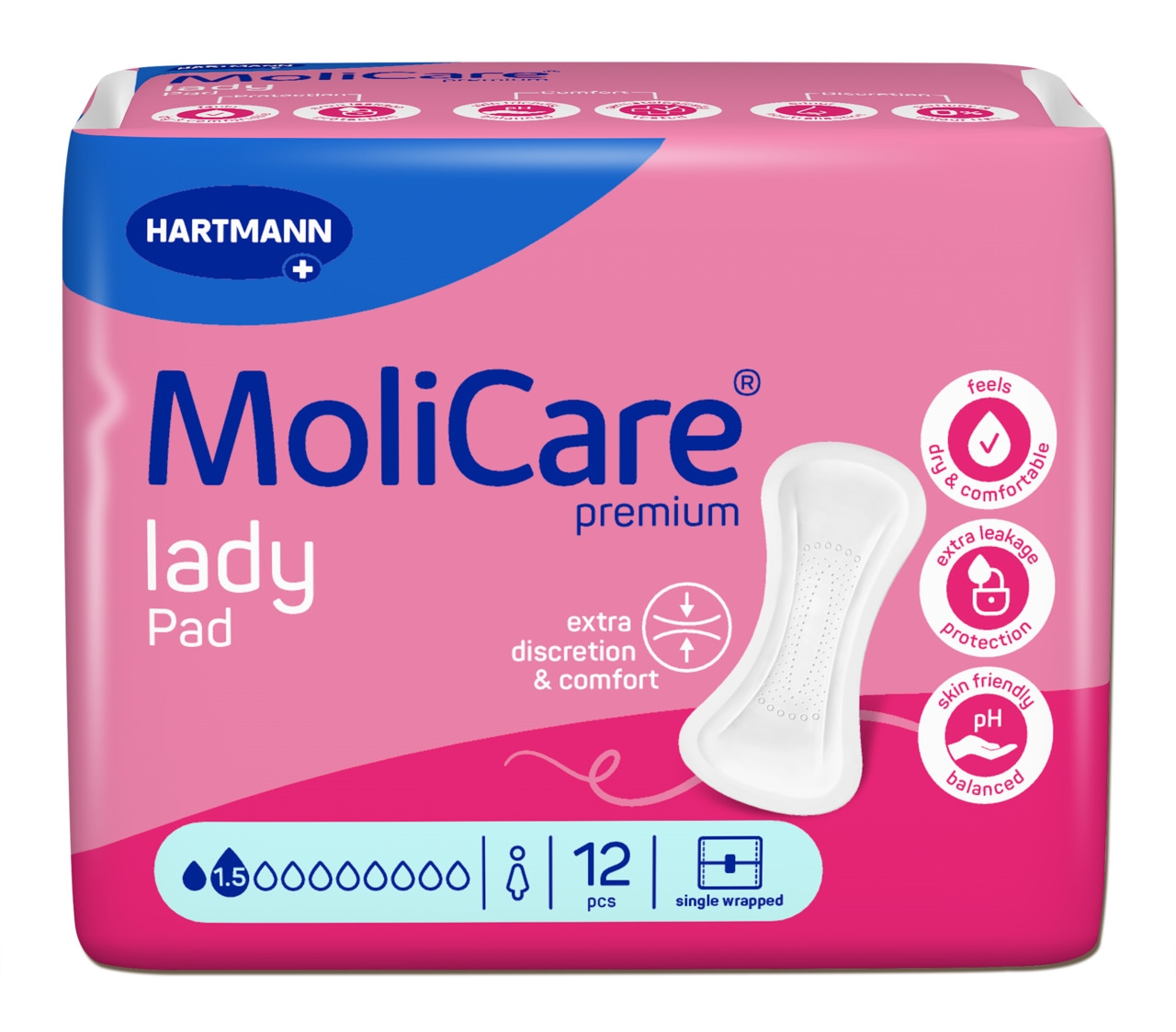 MOLICARE PAD LADY 1,5 TILKA N12 - Tootepilt 