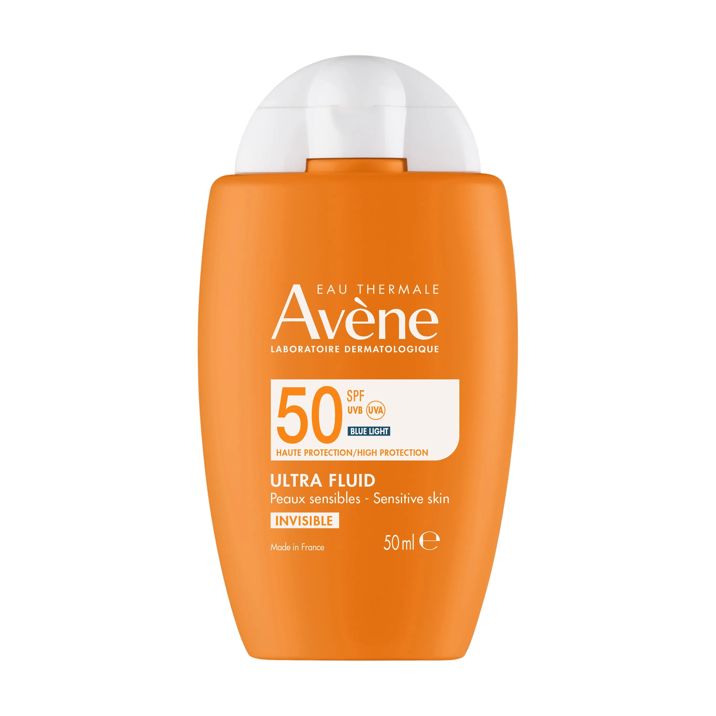 AVENE SUN ULTRA FLUID PÄIKESEKAITSEEMULSIOON SPF50 50ML - Tootepilt 