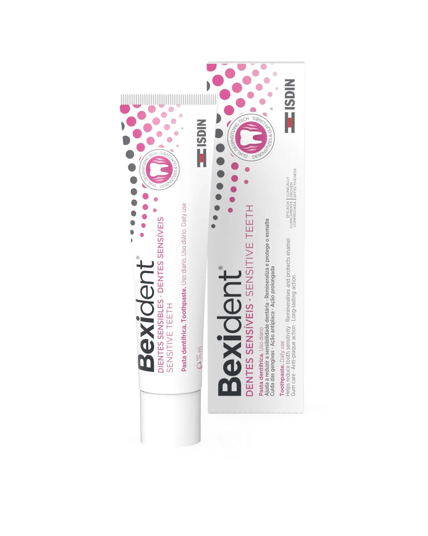 ISDIN BEXIDENT HAMBAPASTA TUNDLIKELE HAMMASTELE 75ML - Tootepilt 