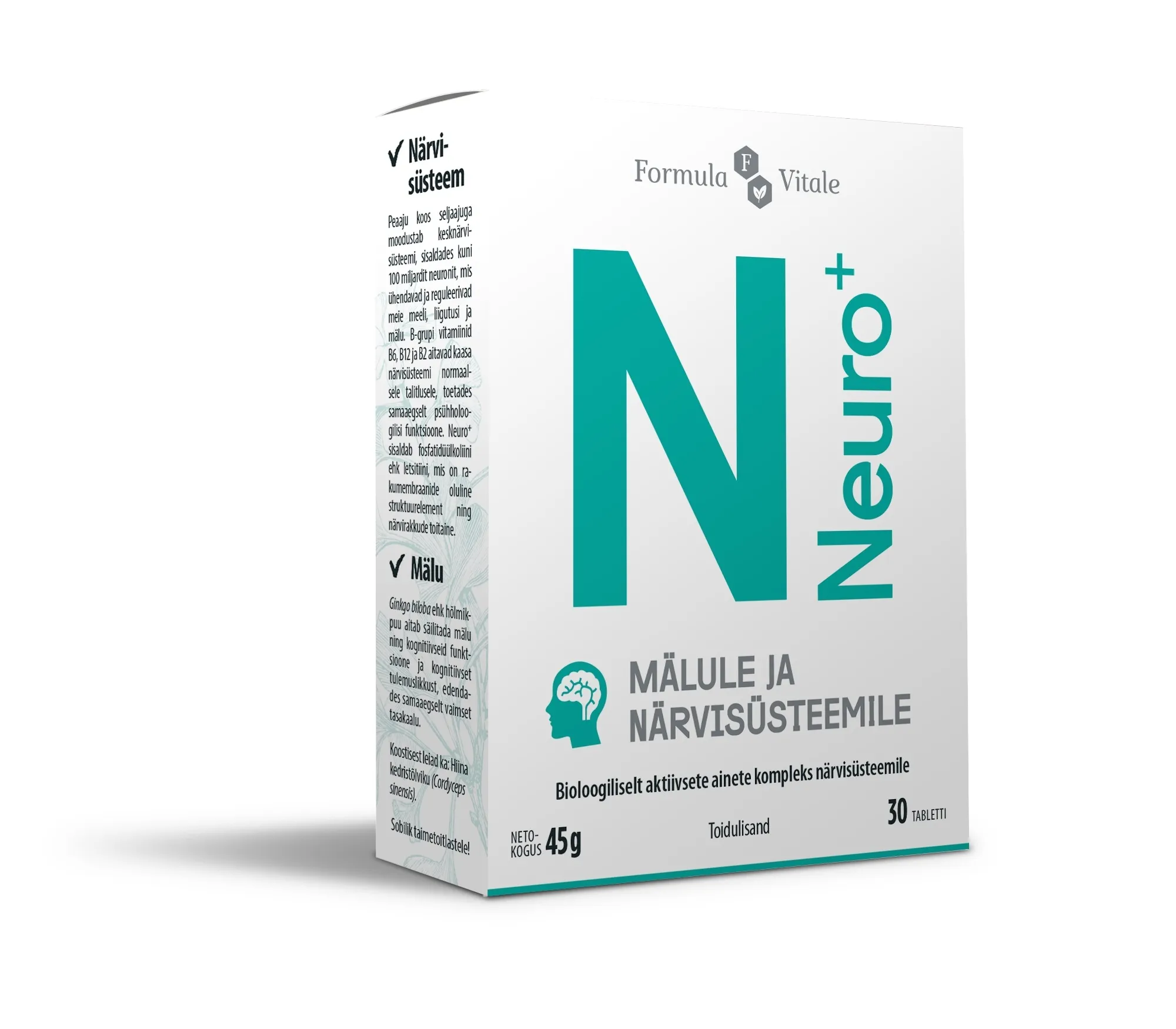 FORMULA VITALE NEURO+ TBL N30 - Tootepilt 