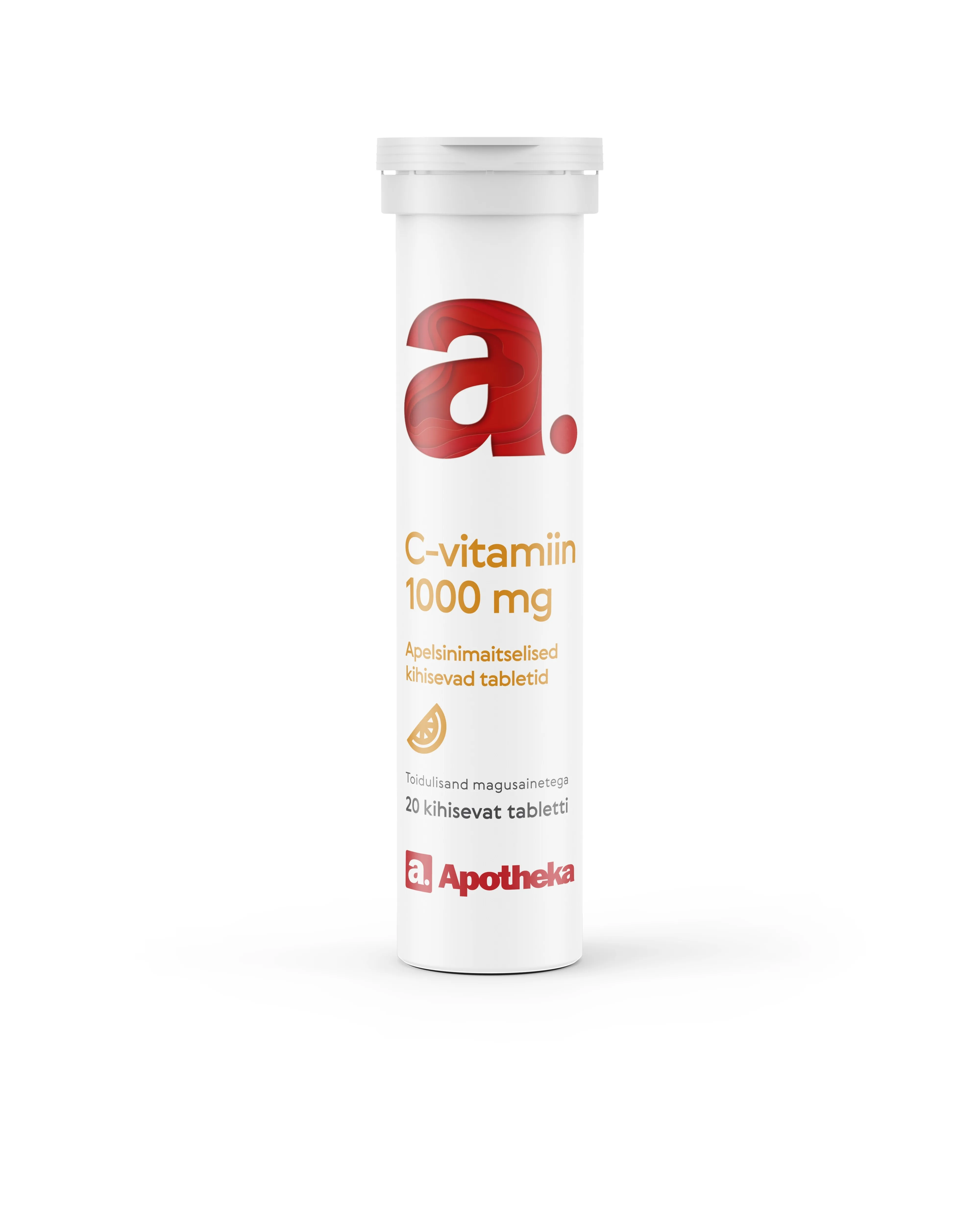 A. C VITAMIIN 1000MG APELSIN KIHISEV TBL N20 - Tootepilt 