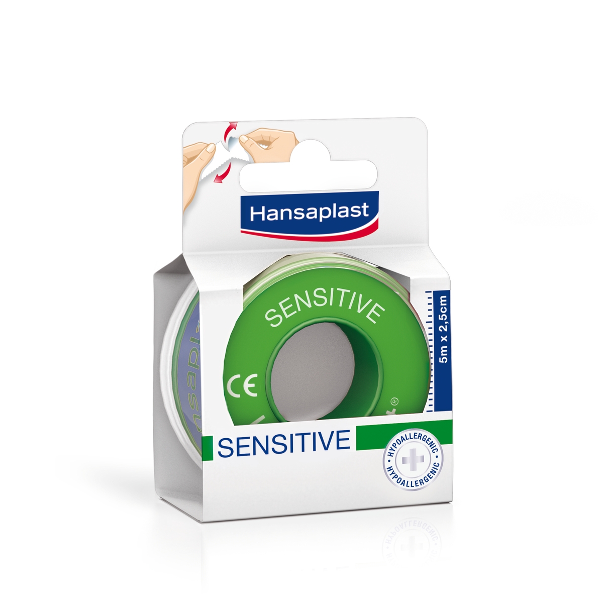 HANSAPL RULLPLAASTER SENSITIVE 2,5CMX5M - Tootepilt 