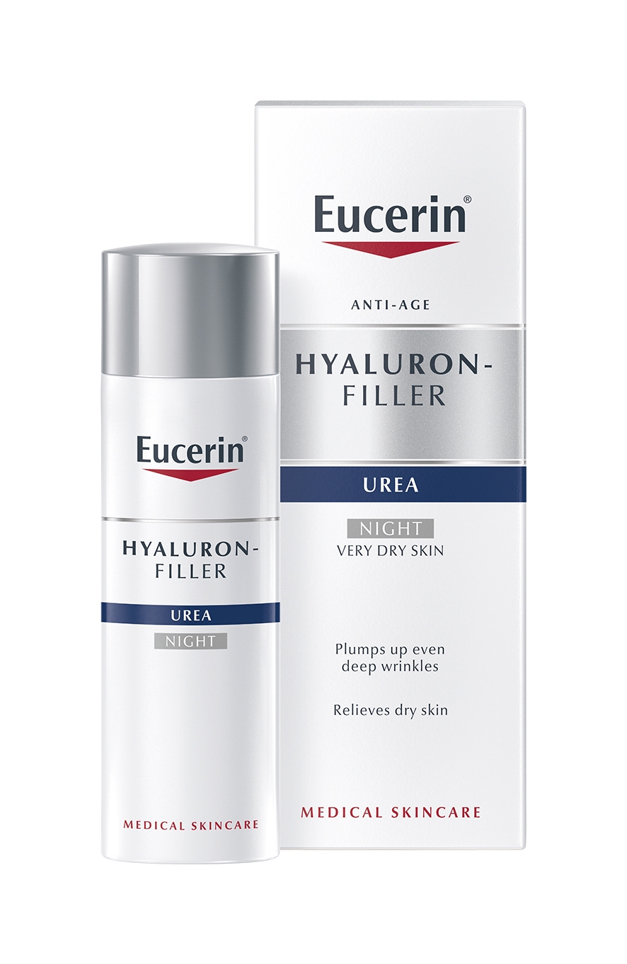 EUCERIN HYALURON-FILLER 5% UREA ÖÖKREEM 50ML - Tootepilt 