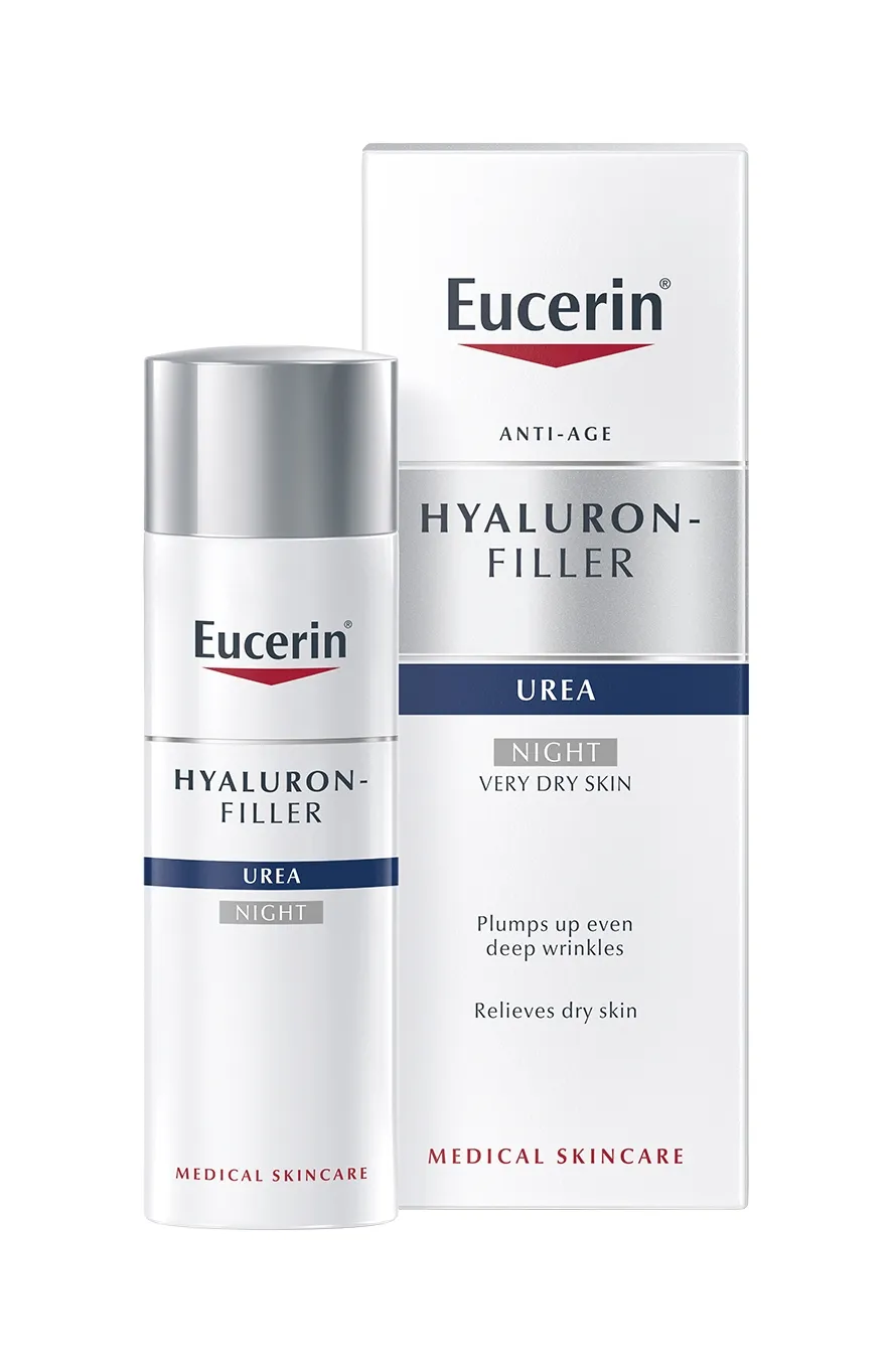 EUCERIN HYALURON-FILLER 5% UREA ÖÖKREEM 50ML - Tootepilt 