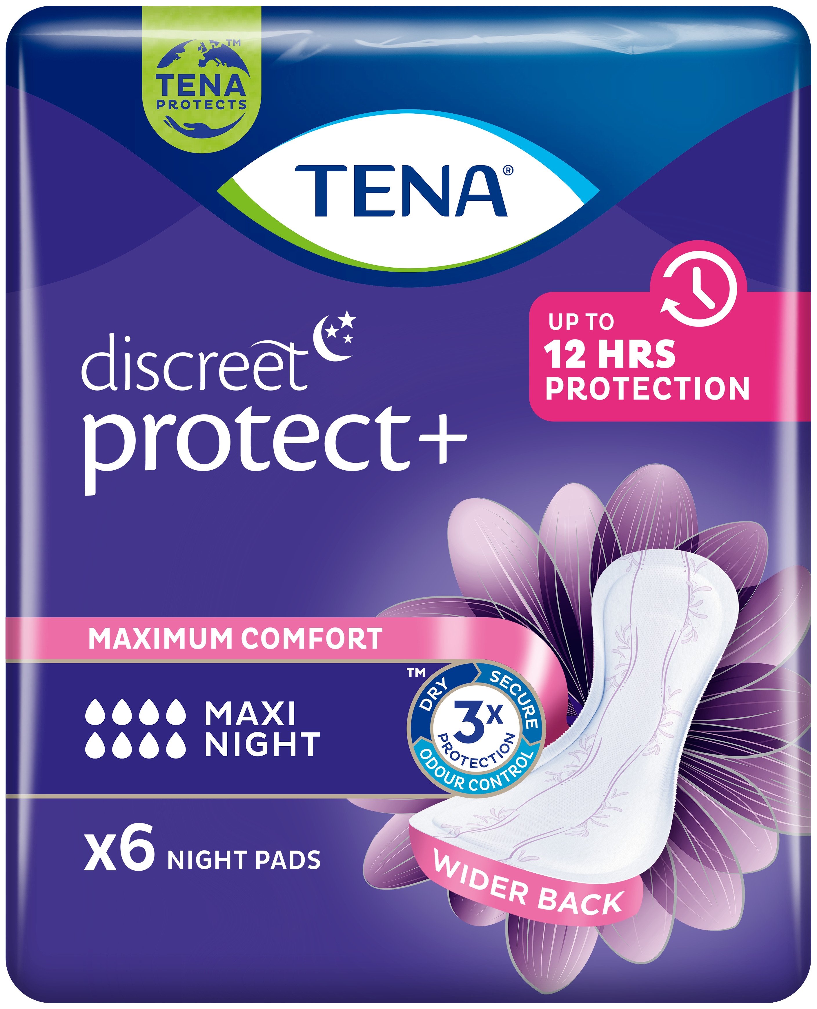 TENA DISCREET MAXI NIGHT N6 - Tootepilt 