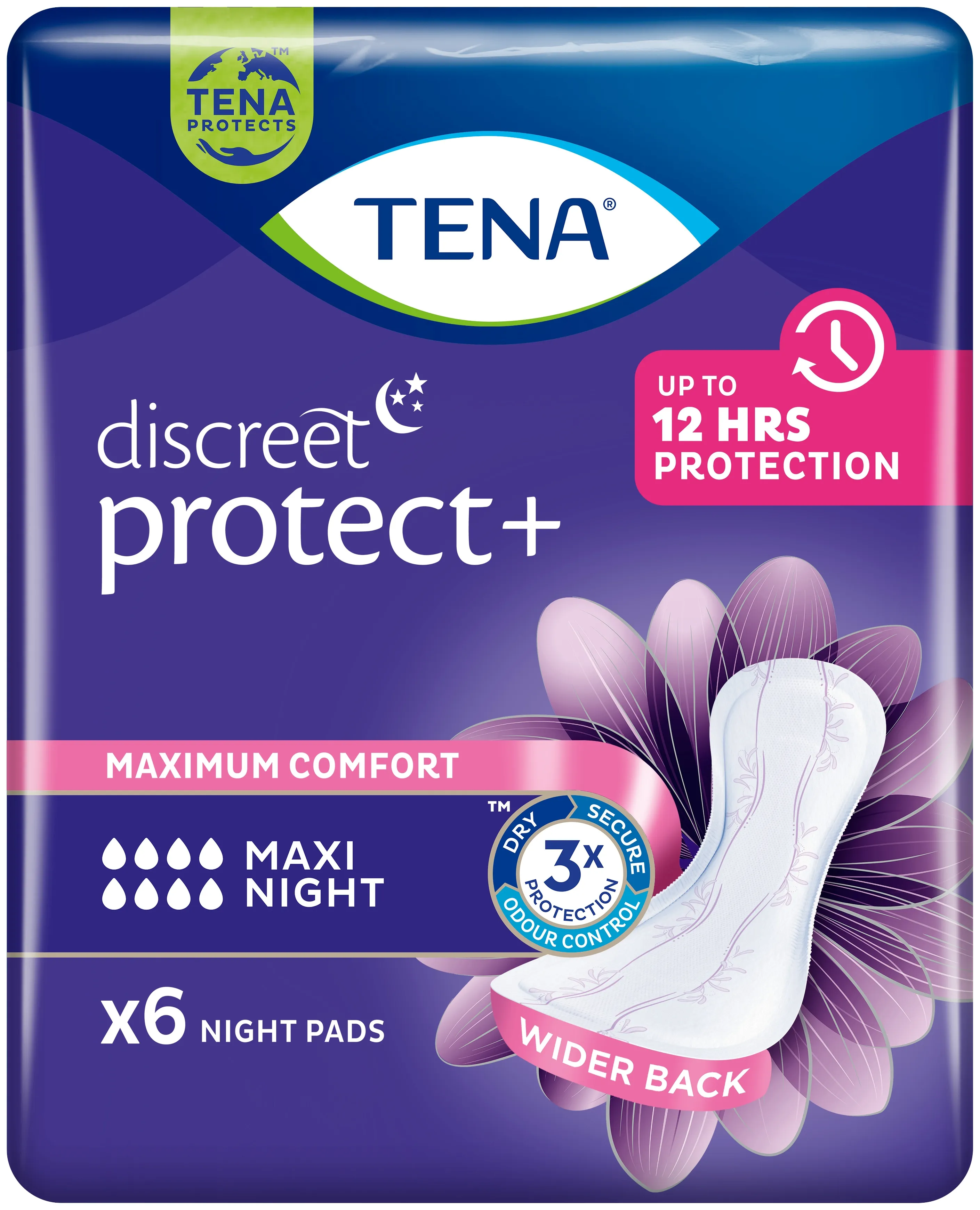 TENA DISCREET MAXI NIGHT N6 - Tootepilt 