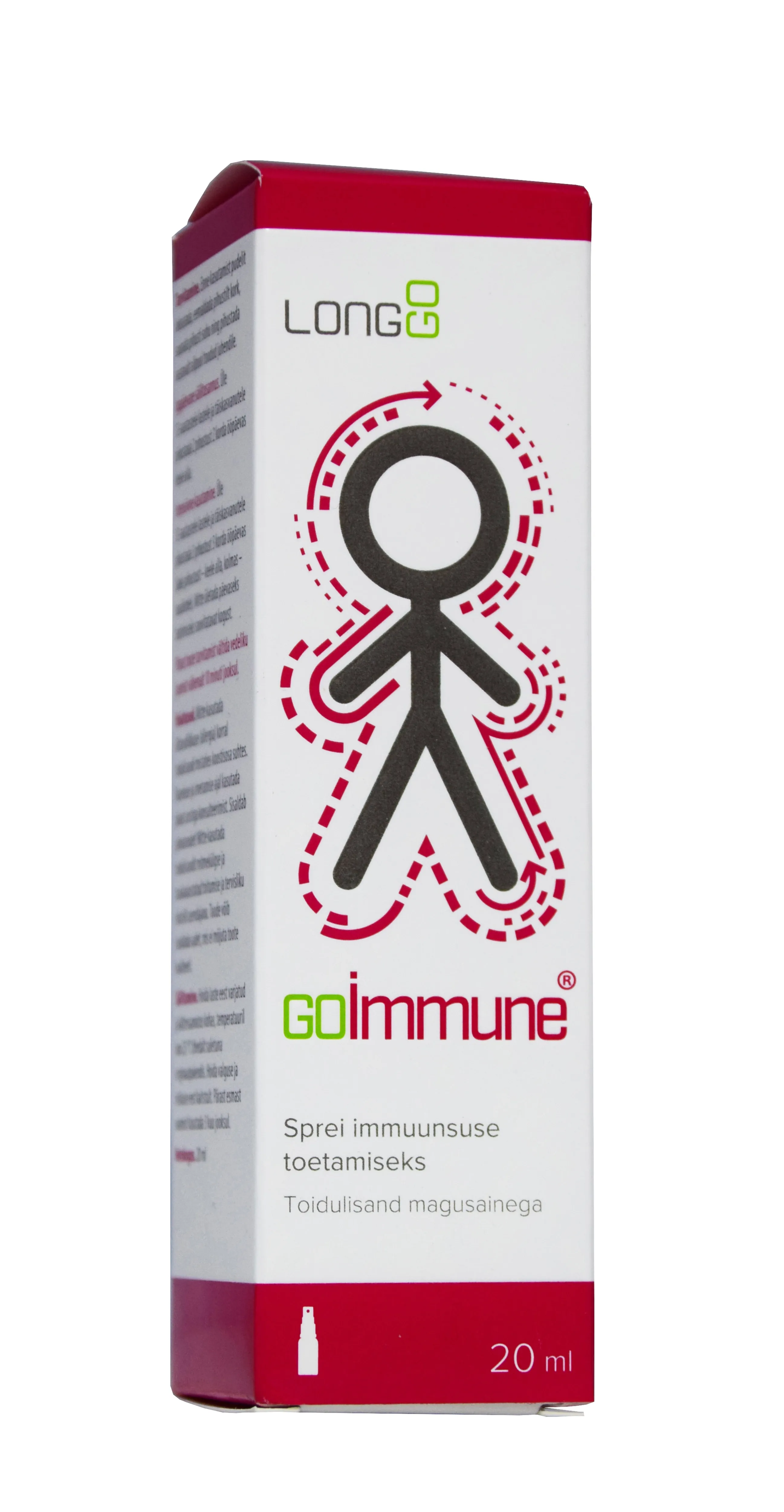 GOIMMUNE SPREI IMMUUNSUSE TOETAMISEKS 20ML - Tootepilt 