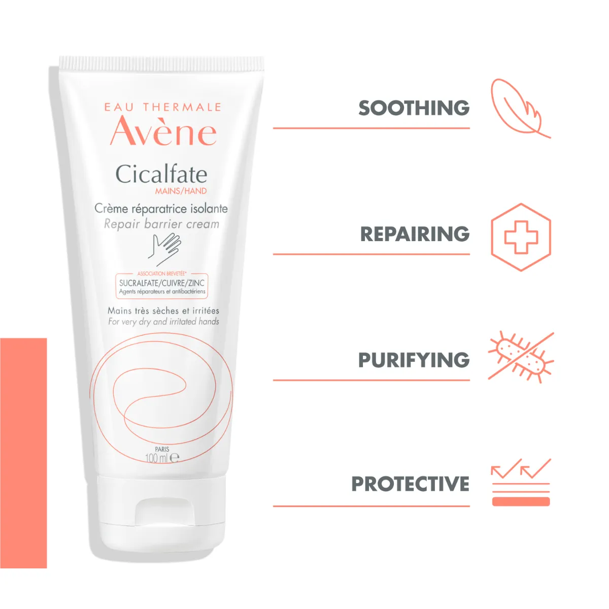 AVENE CICALFATE KÄTEKREEM TAASTAV 100ML - Tootepilt 2