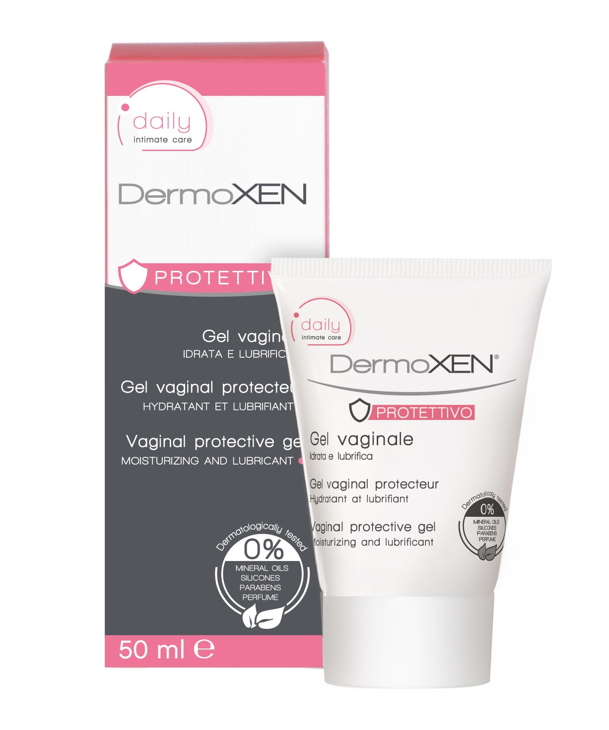 DERMOXEN PROTETTIVO INTIIMGEEL KAITSEV JA NIISUTAV 50ML - Tootepilt 