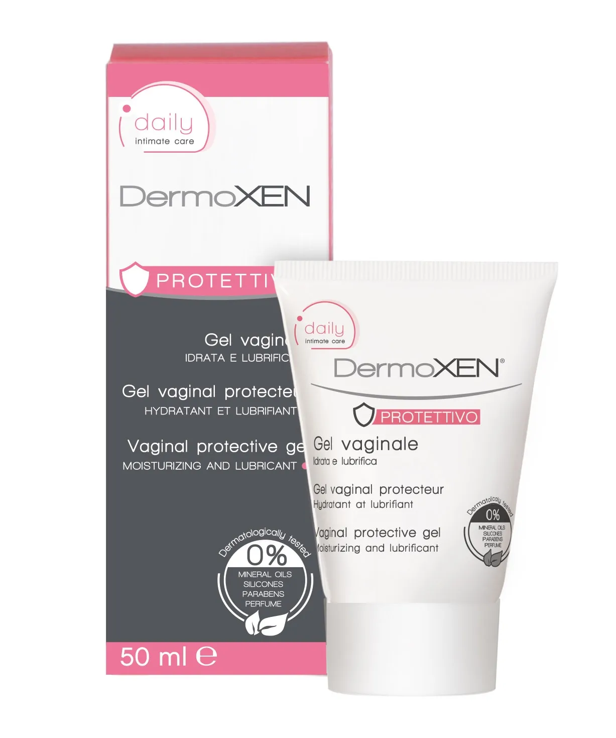 DERMOXEN PROTETTIVO INTIIMGEEL KAITSEV JA NIISUTAV 50ML - Tootepilt 