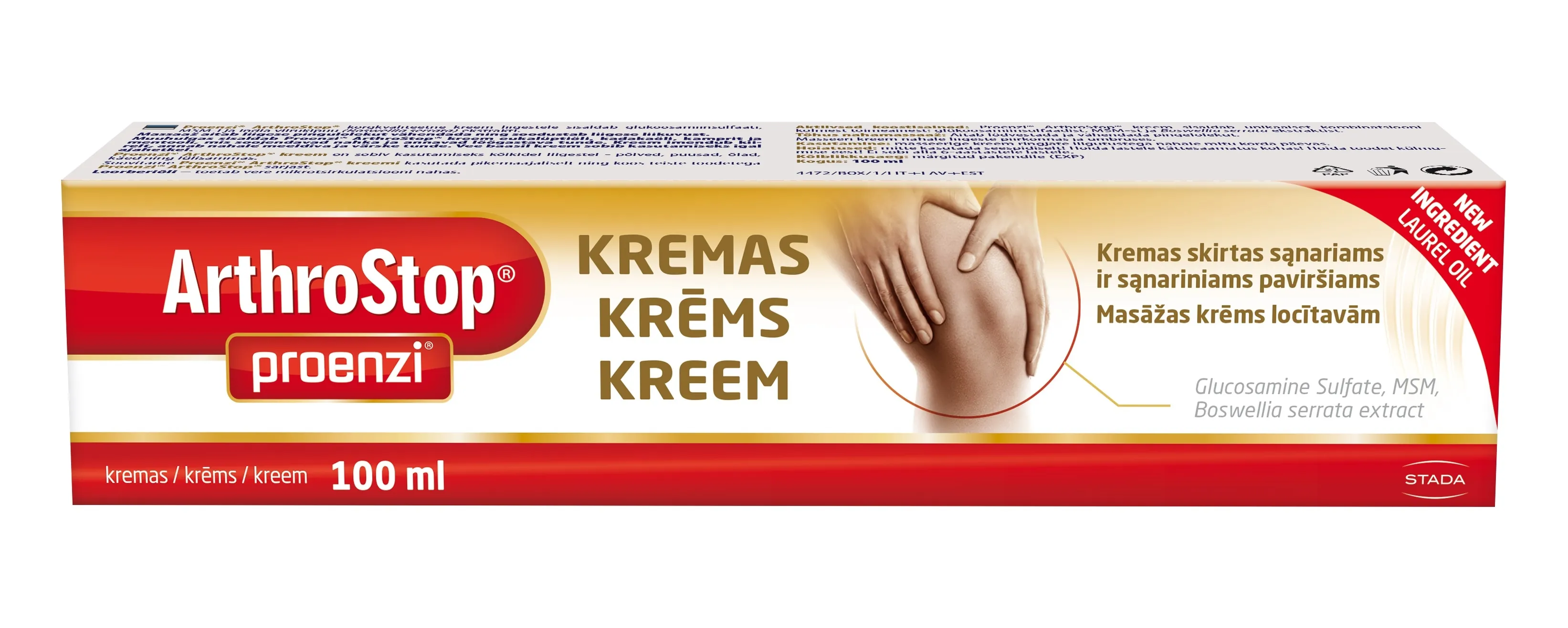 PROENZI ARTHROSTOP KREEM 100ML - Tootepilt 
