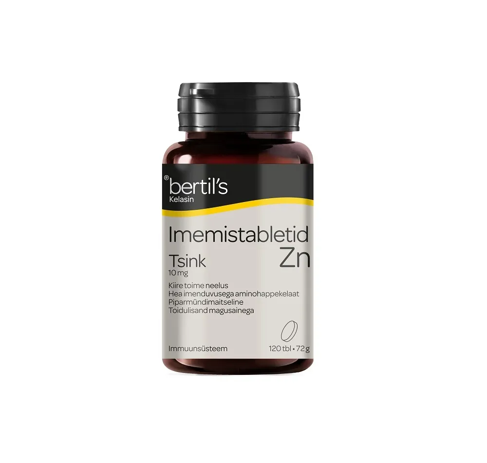 BERTILS TSINK IMEMISTBL 10MG N120 - Tootepilt 