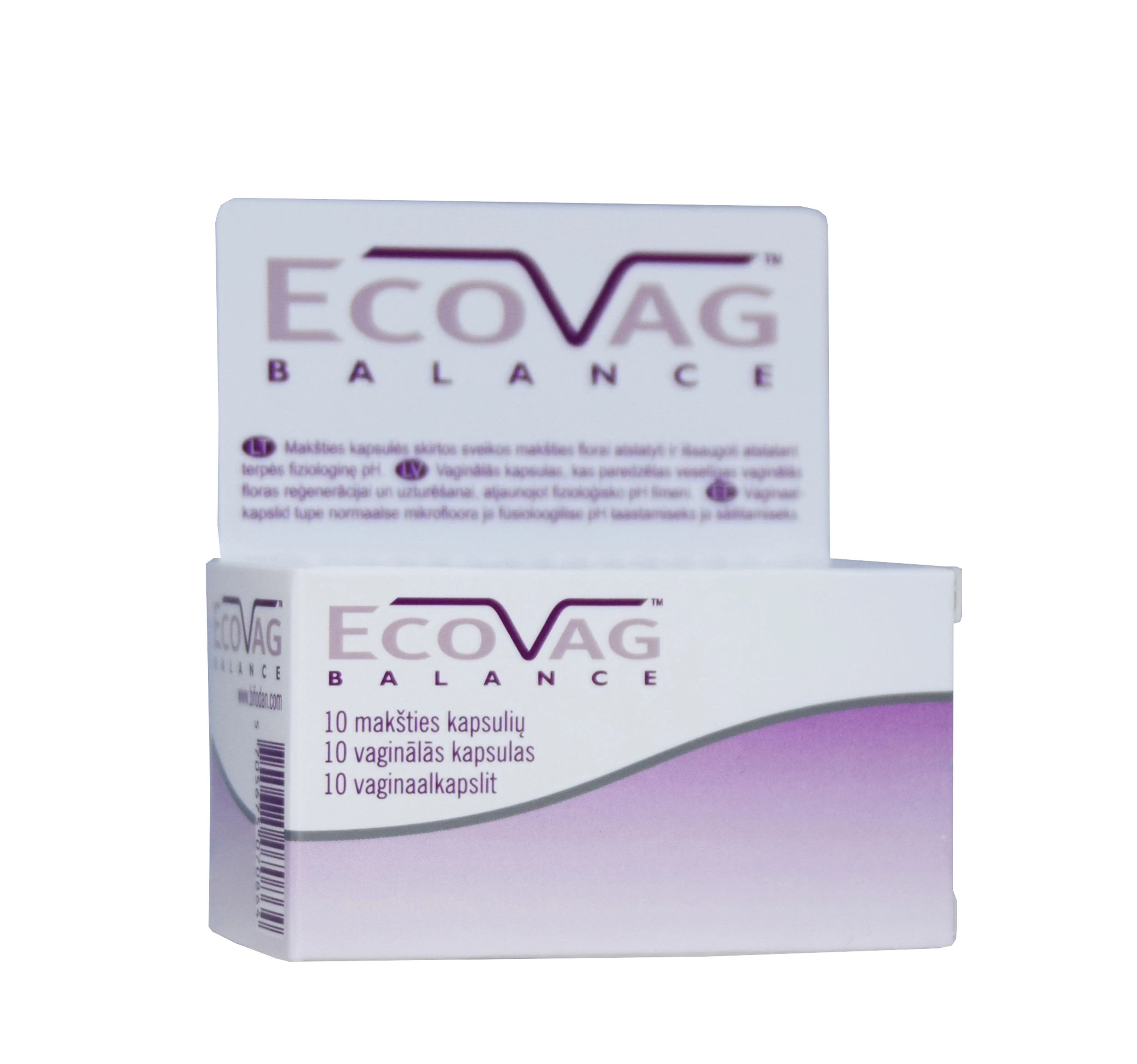 ECOVAG BALANCE VAGINAL CAPS N10 - Tootepilt 