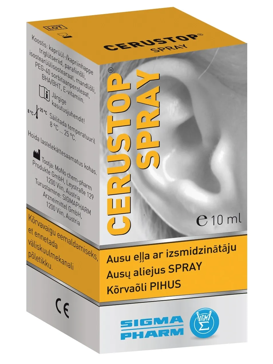 CERUSTOP KÕRVAÕLISPREI 10ML - Tootepilt 