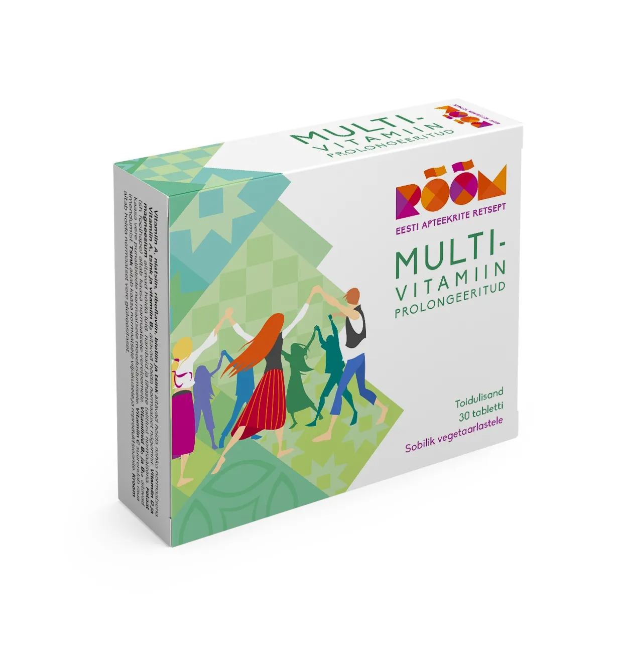 RÕÕM MULTIVITAMIIN PROLONGEERITUD TBL N30 - Tootepilt 