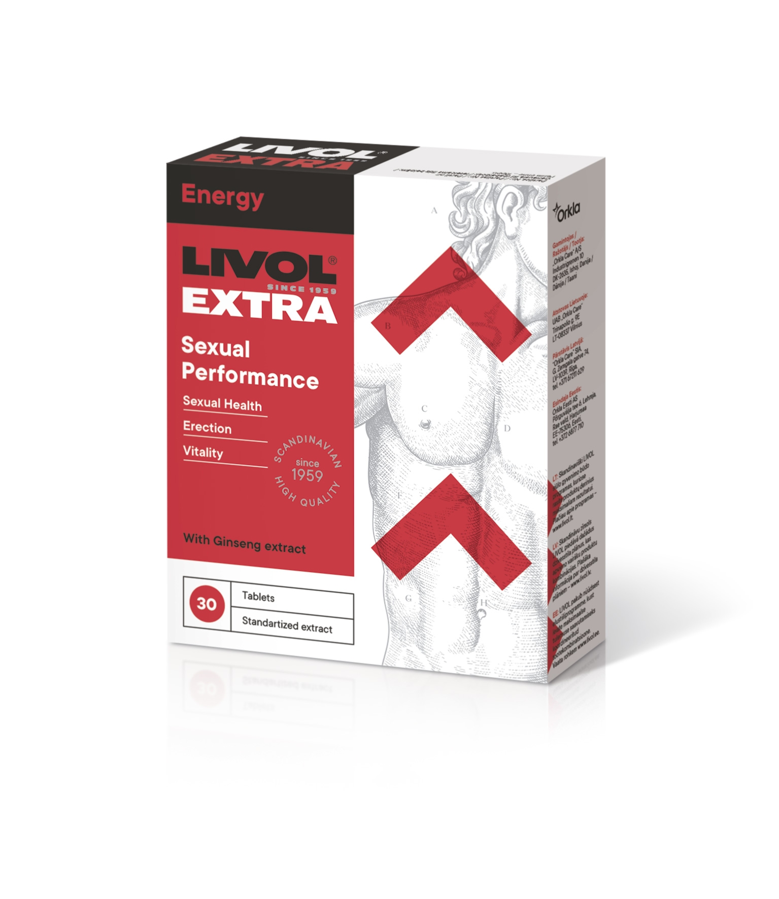 LIVOL EXTRA SEXUAL PERFORMANCE TBL N30 - Tootepilt 
