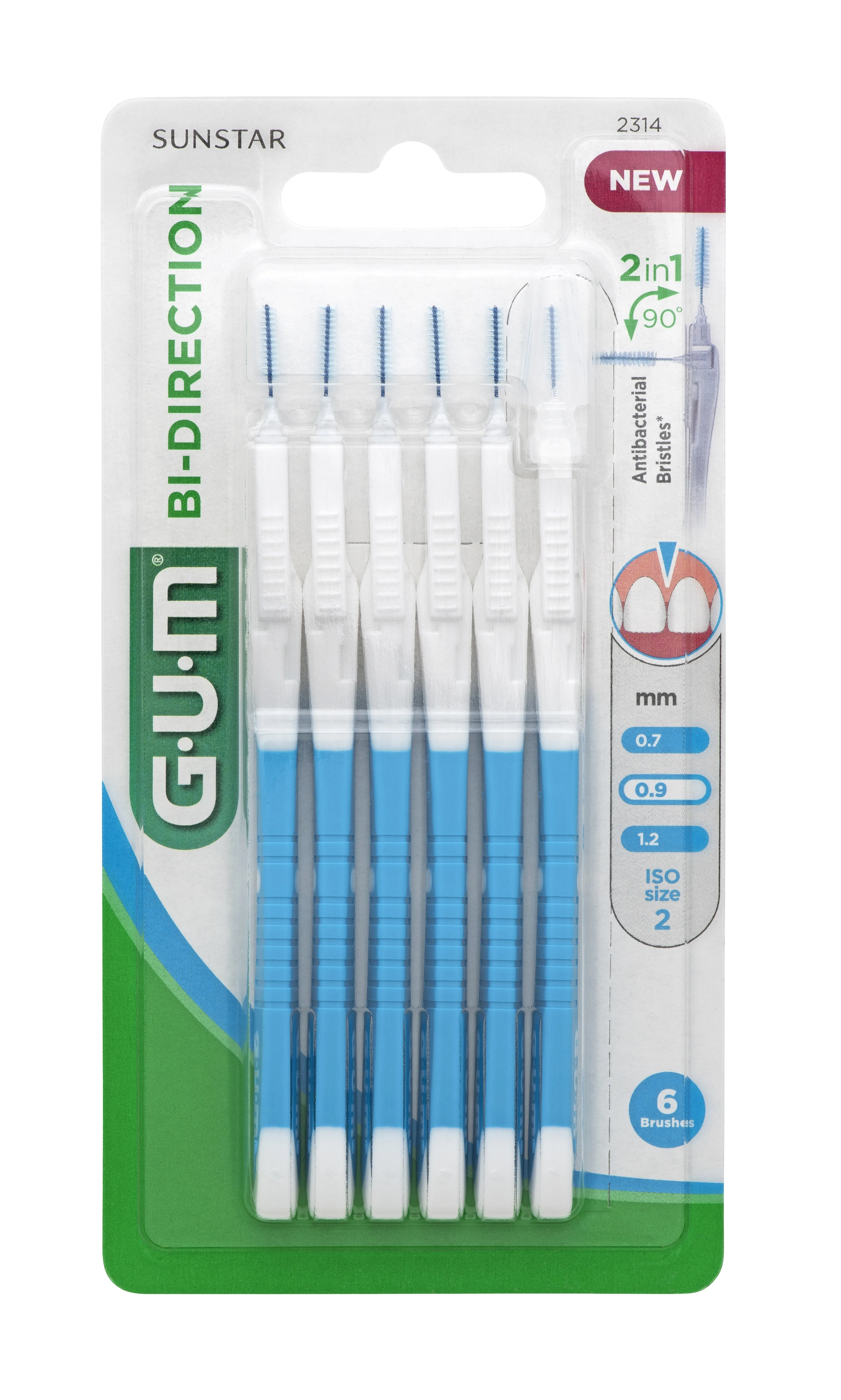 GUM HAMBAVAHEHARI BI-DIRECTION 0,9MM N6 - Tootepilt 