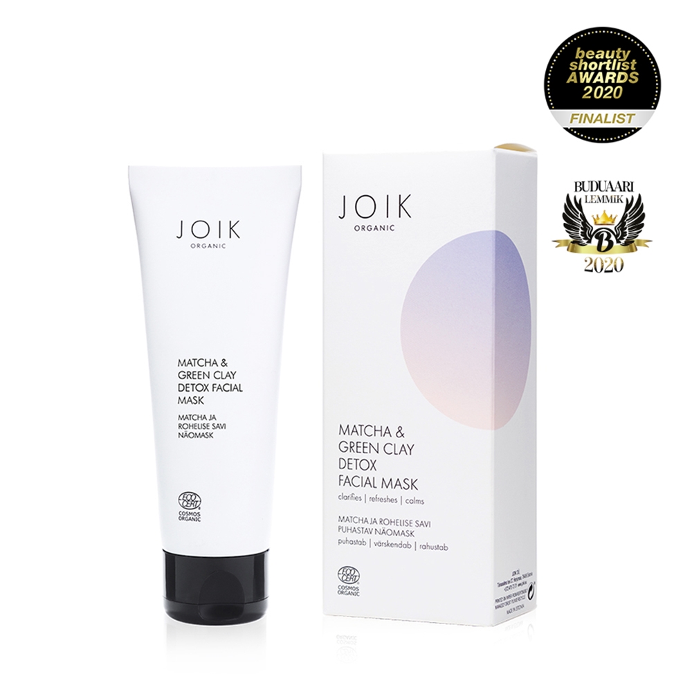 JOIK ORGANIC NÄOMASK PUHASTAV MATCHA & ROHELINE SAVI 75ML - Tootepilt 