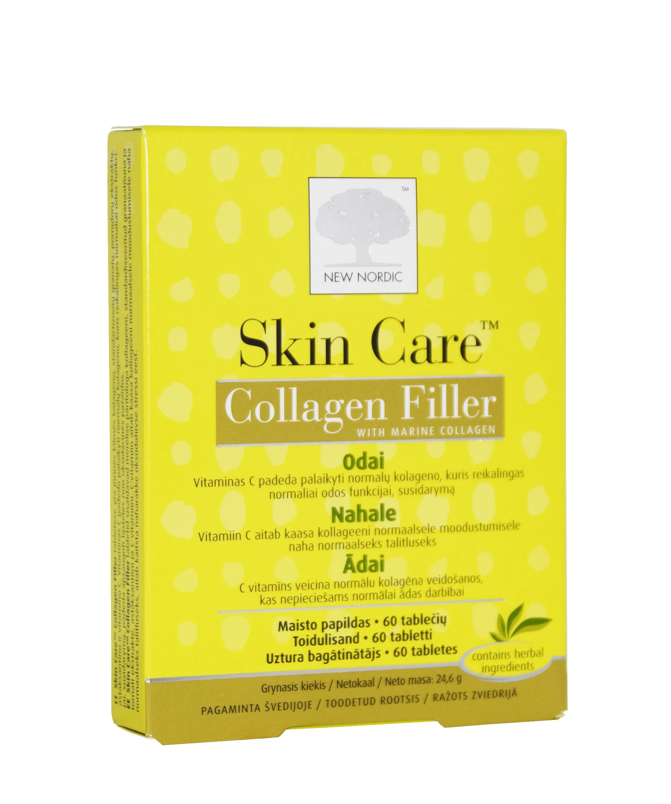 NEW NORDIC SKIN CARE COLLAGEN FILLER TBL N60 - Tootepilt 