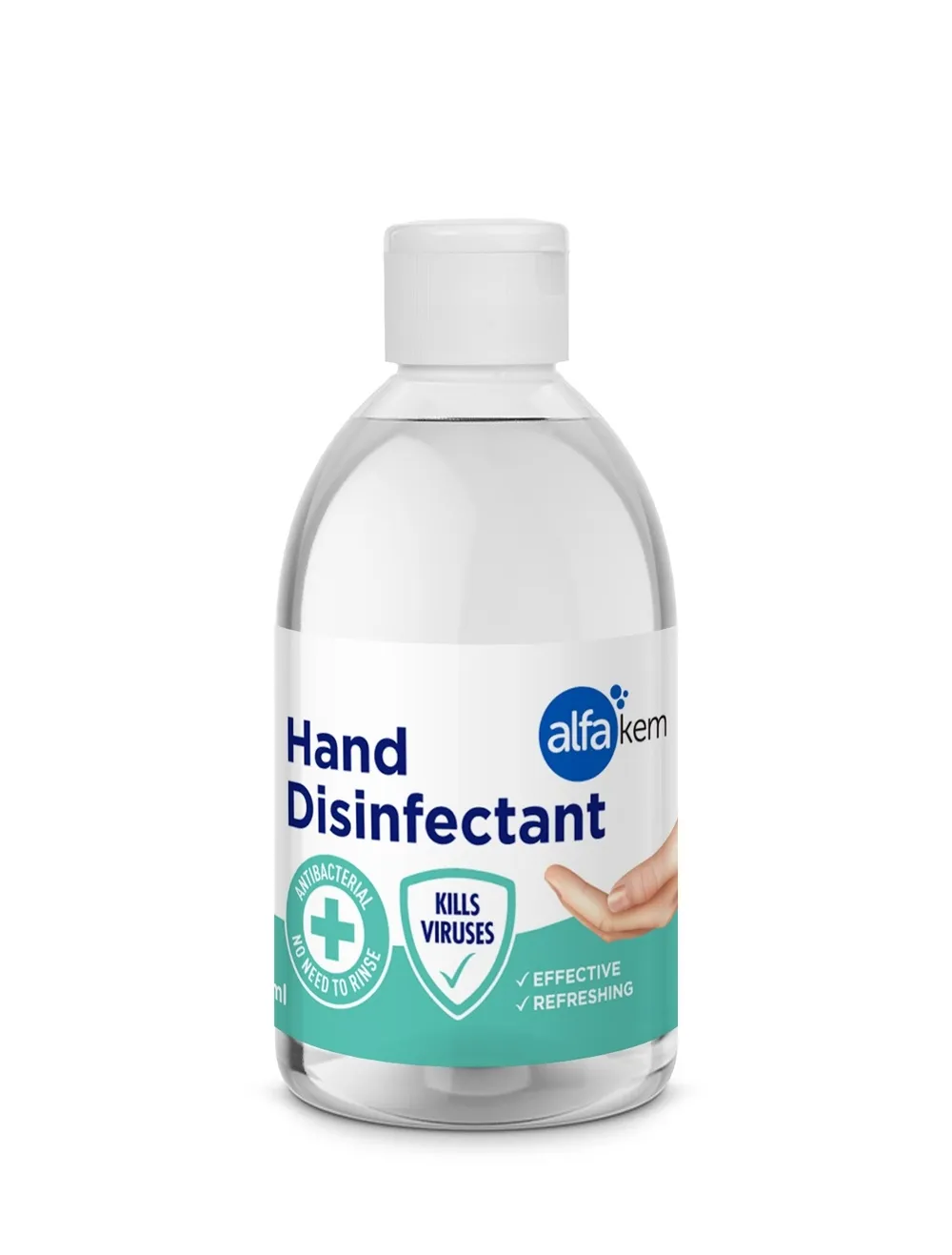 ALFA KEM KÄTE DESINFEKTSIOONIVAHEND 500ML - Tootepilt 