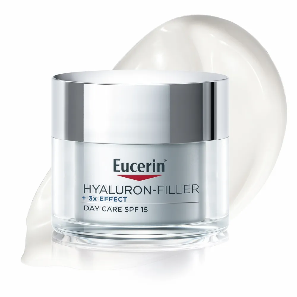 EUCERIN HYALURON-FILLER PÄEVAKREEM KUIVALE NAHALE SPF15 50ML - Tootepilt 