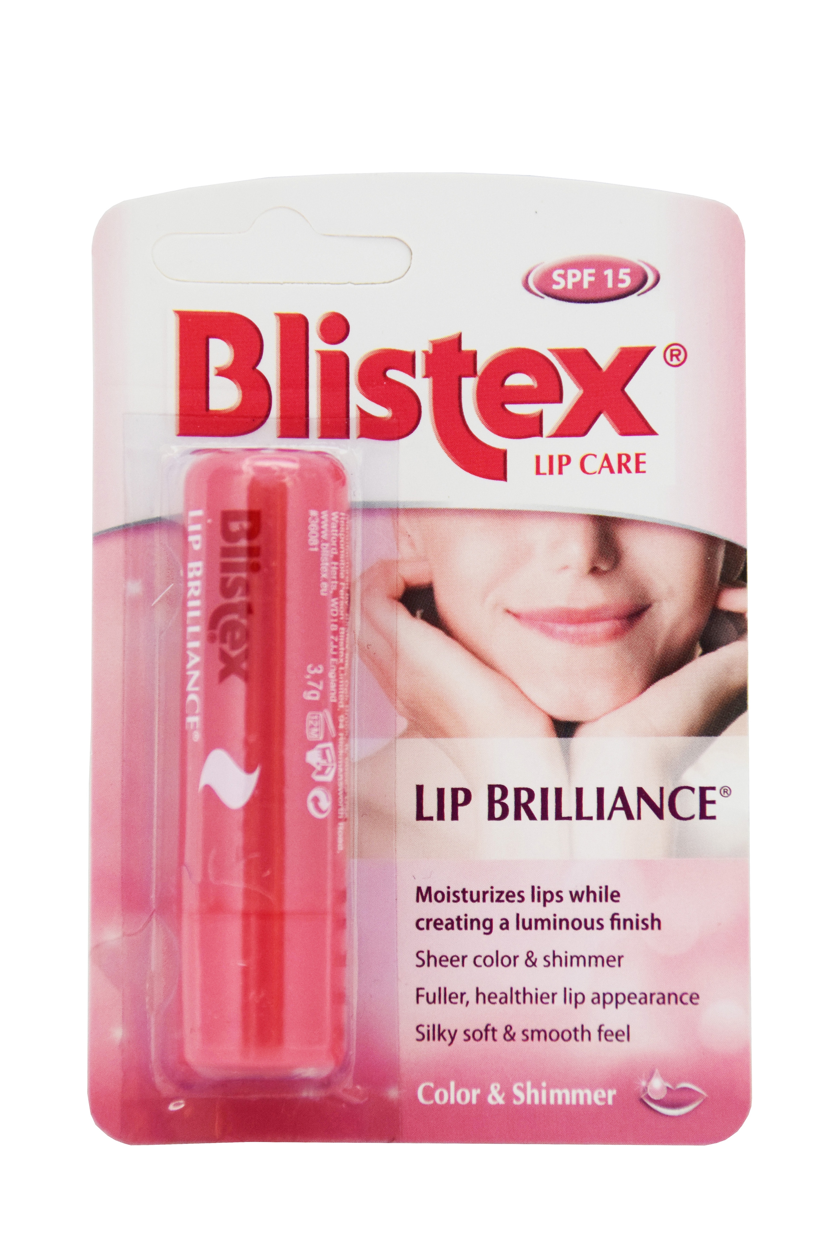 BLISTEX HUULEPALSAM BRILLIANCE SPF15 3,7G - Tootepilt 