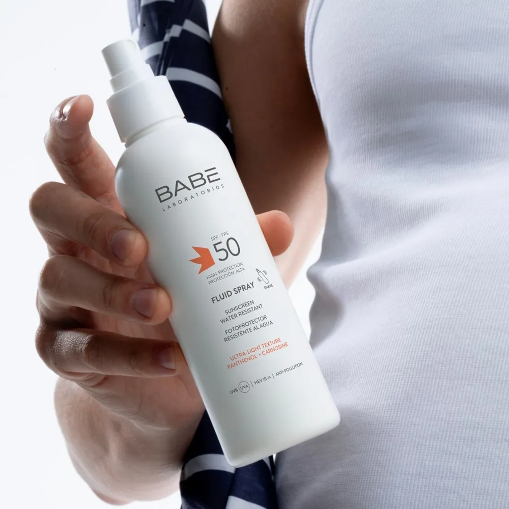 BABE PÄIKESEKAITSEFLUID SPREINA SPF50 200ML - Tootepilt 4