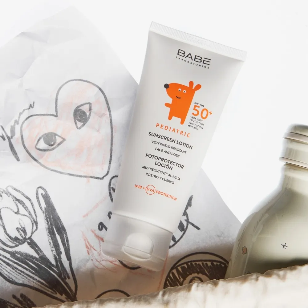 BABE PEDIATRIC PÄIKESEKAITSELOSJOON 50+ LASTELE 100ML - Tootepilt 3