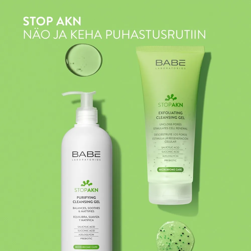 BABE STOP AKN NÄOPESUGEEL KOORIV 200ML - Tootepilt 5