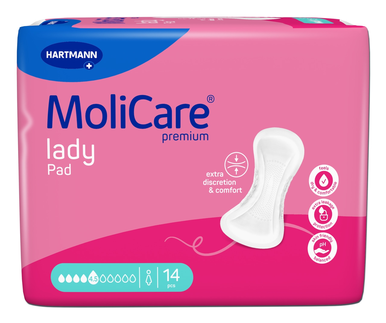 MOLICARE PAD LADY 4,5 TILKA N14 - Tootepilt 