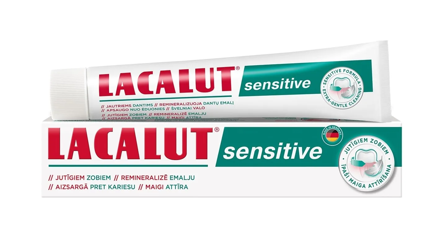 LACALUT HAMBAPASTA SENSITIVE 75ML UUS - Tootepilt 