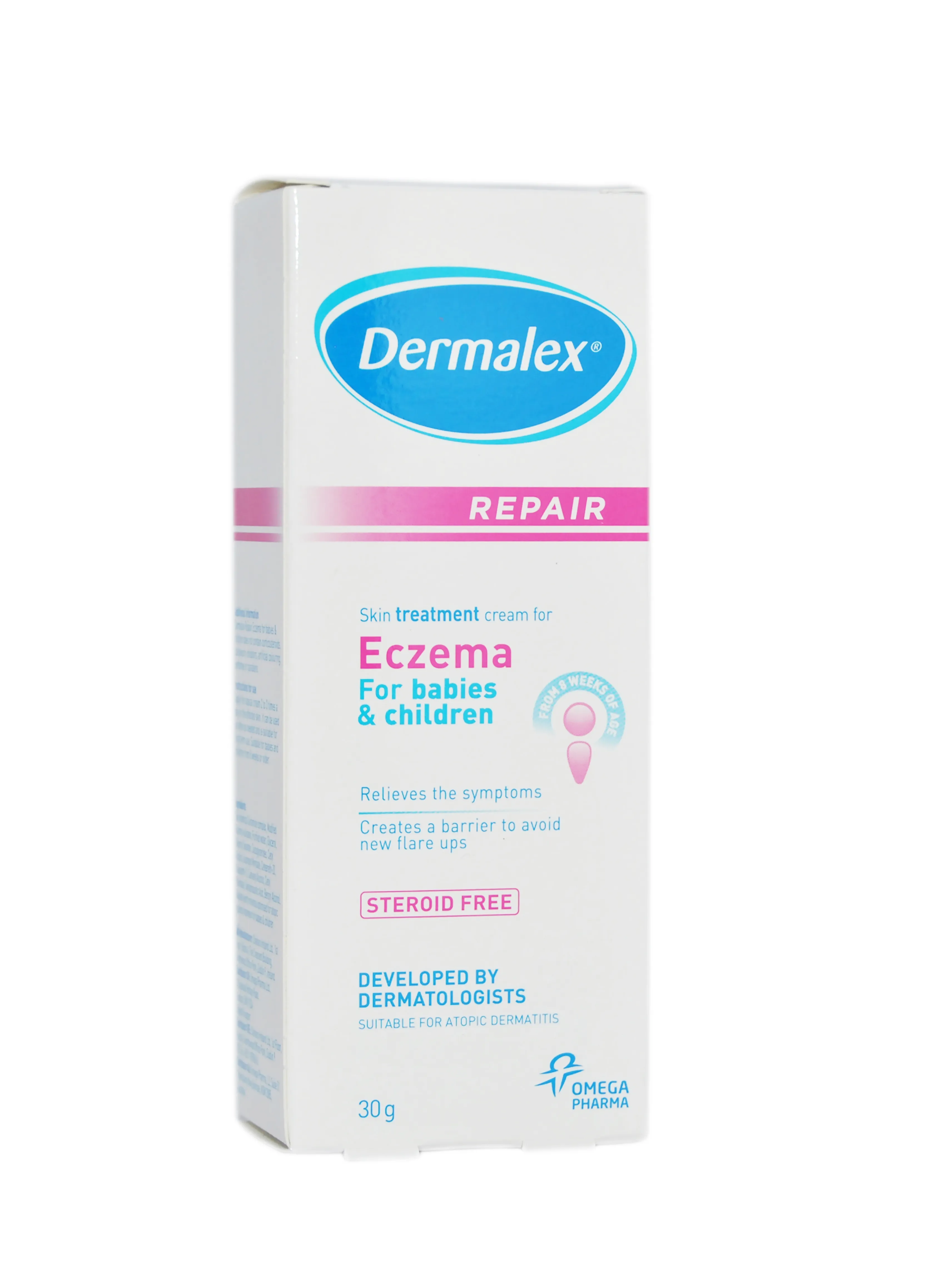 DERMALEX REPAIR IMIKUTE JA LASTE EKSEEMI KREEM 30G - Tootepilt 