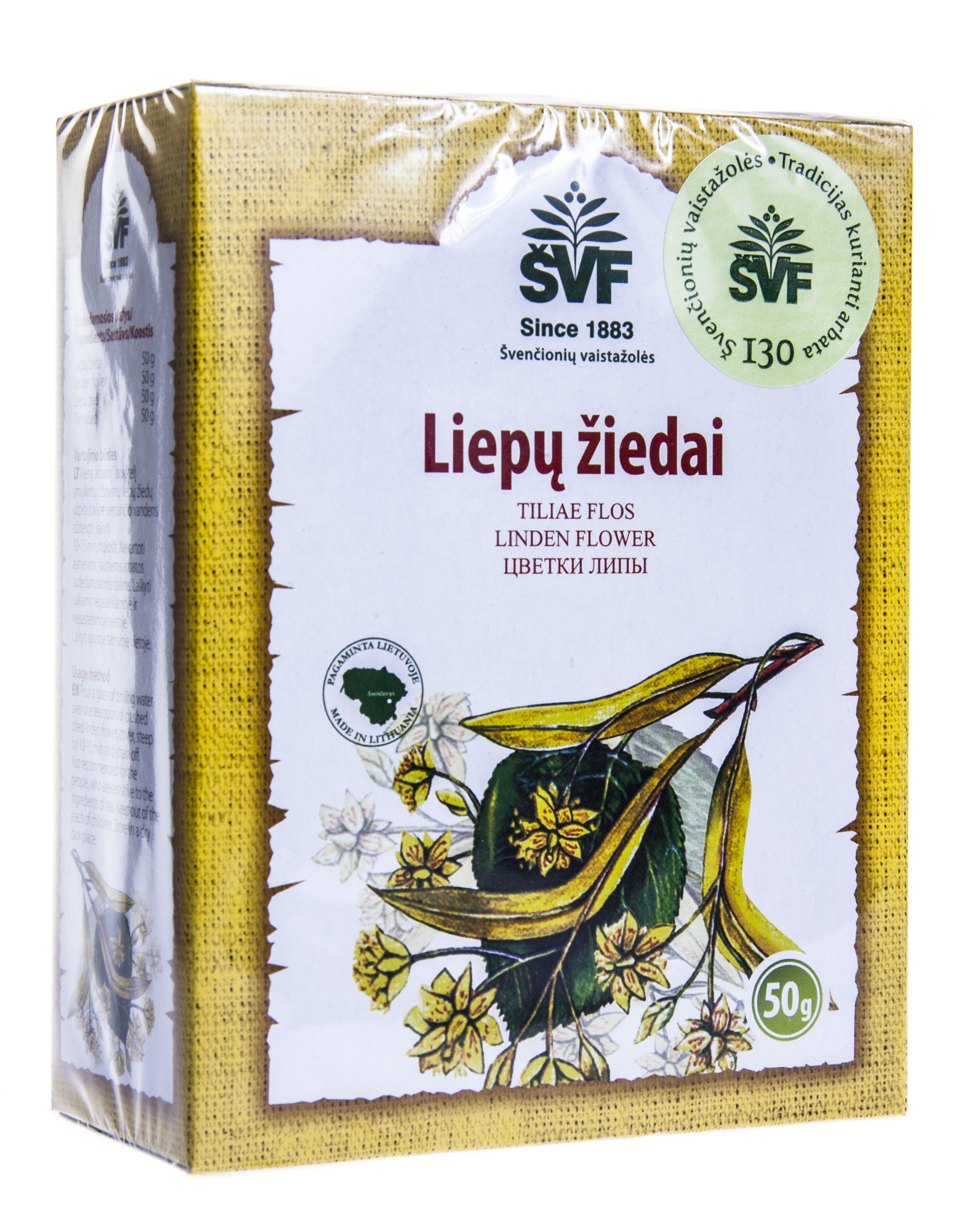 PÄRNAÕIED (TILIAE FLORES) 50G - Tootepilt 