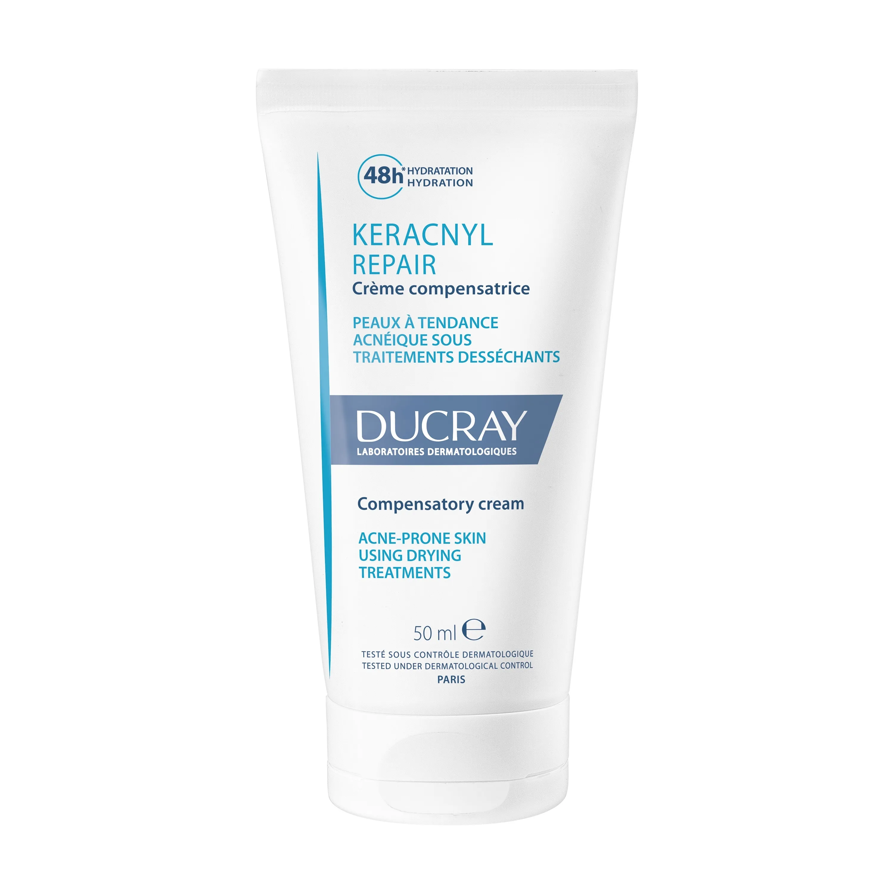 DUCRAY KERACNYL KREEM 48H NIISUTAV PROBLEEMSELE NAHALE 50ML - Tootepilt 