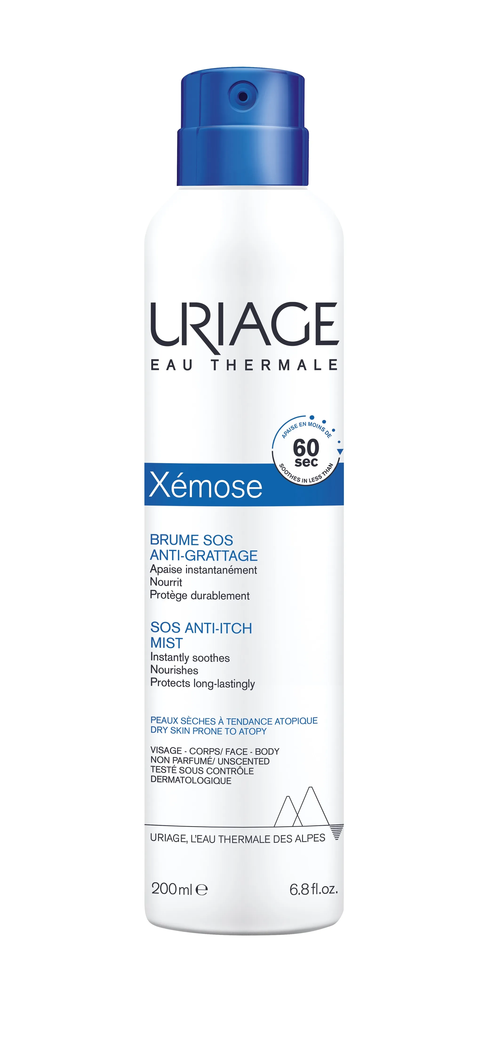URIAGE XEMOSE SOS SÜGELUSVASTANE SPREI 200ML - Tootepilt 