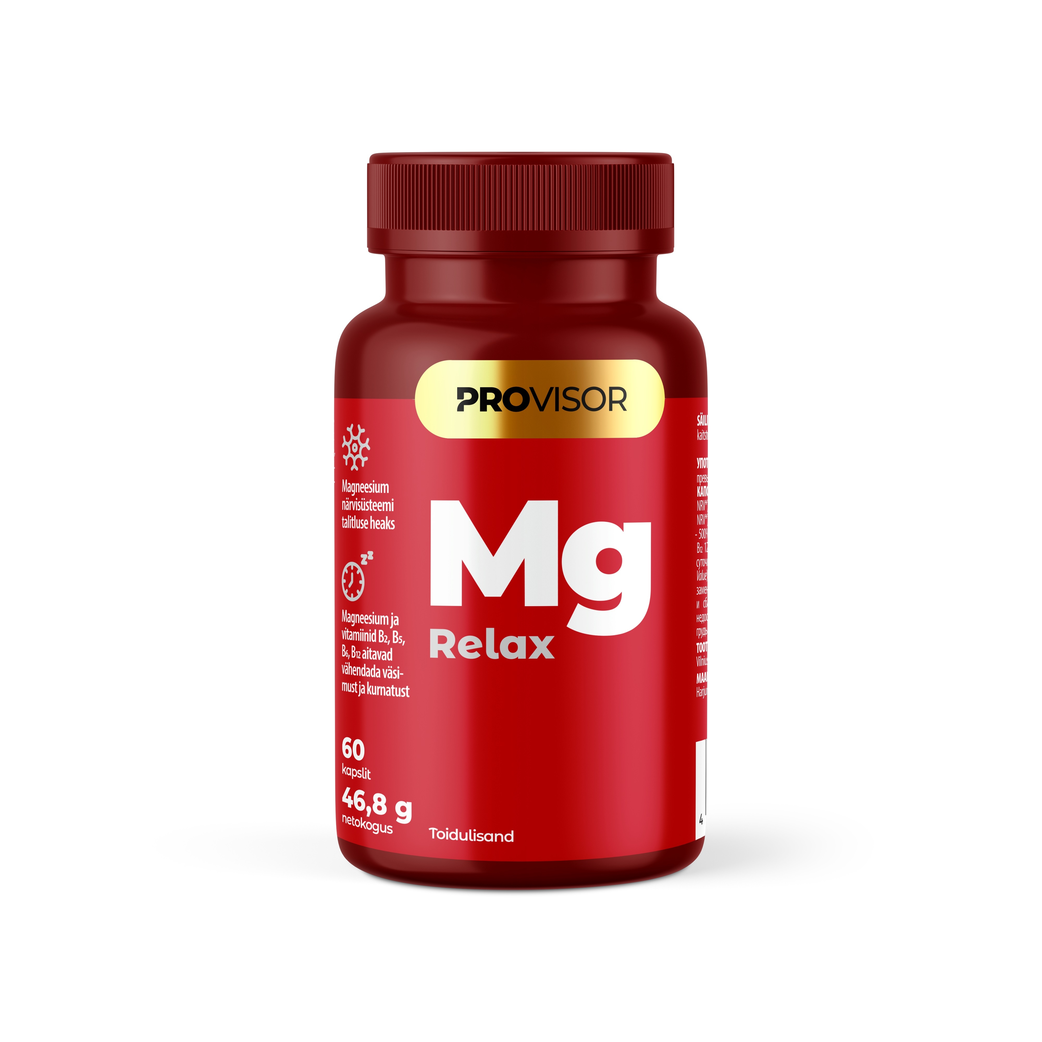 PROVISOR MAGNEESIUM RELAX N60 - Tootepilt 