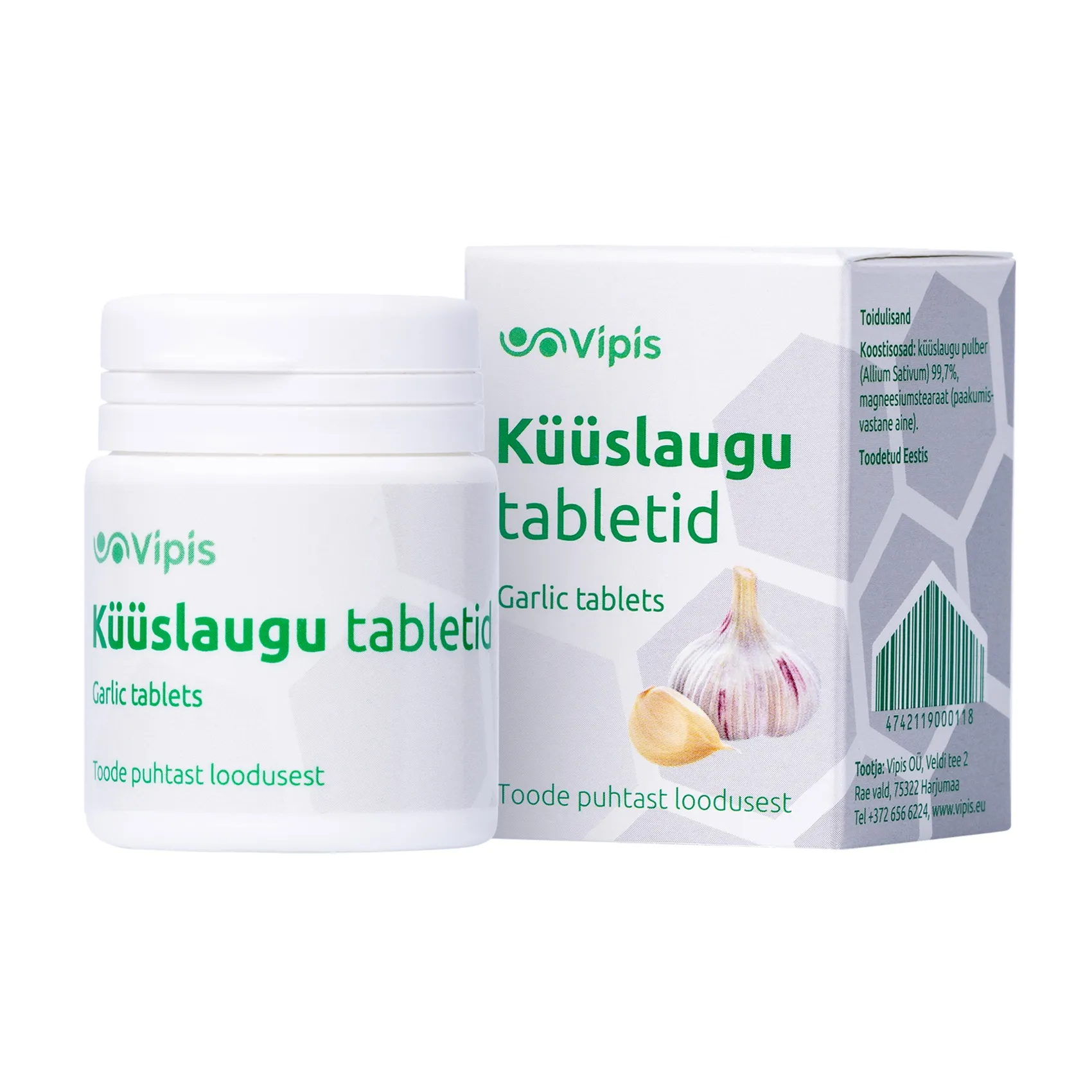 VIPIS KÜÜSLAUGU TABLETID N50 - Tootepilt 