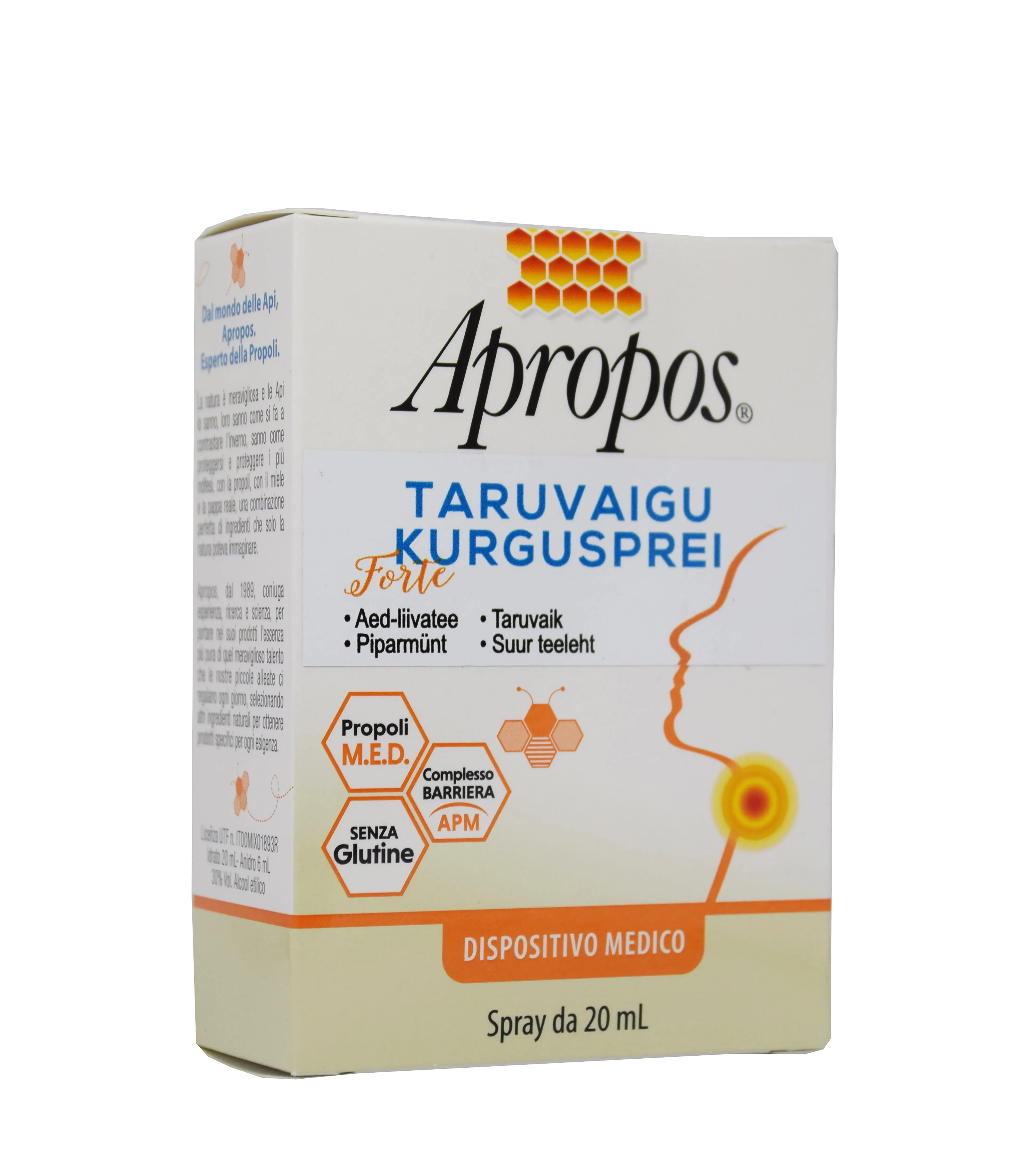 APROPOS TARUVAIGU KURGUSPREI FORTE 20ML - Tootepilt 