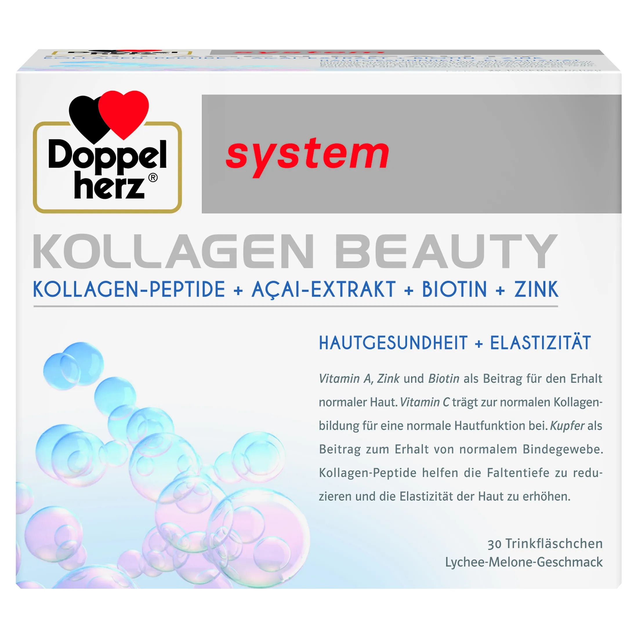 DOPPELHERZ SYSTEM KOLLAGEN BEAUTY N30 SUUKAUDNE LAHUS AMPULLIS - Tootepilt 