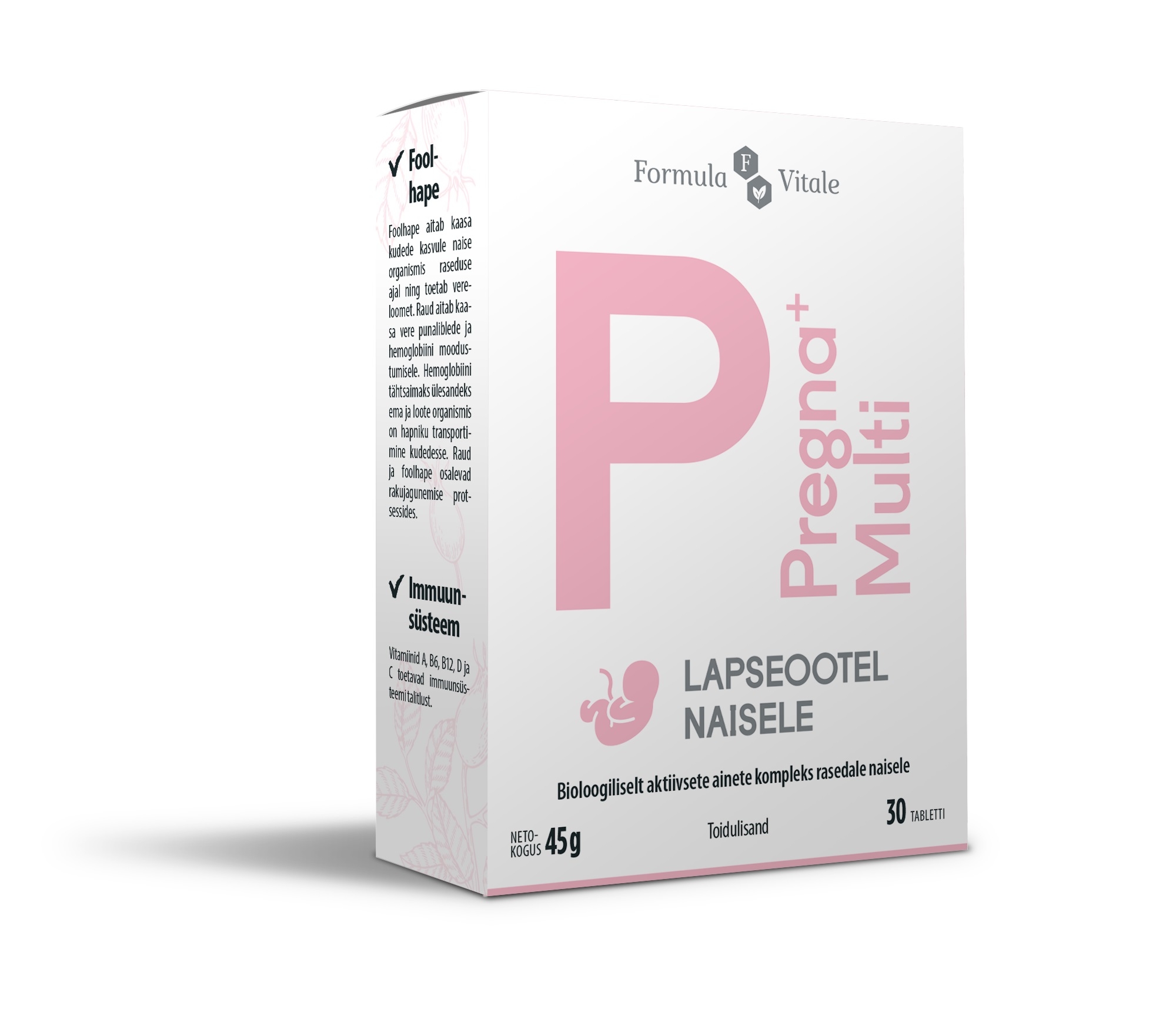 FORMULA VITALE PREGNA+ MULTI TBL N30 - Tootepilt 